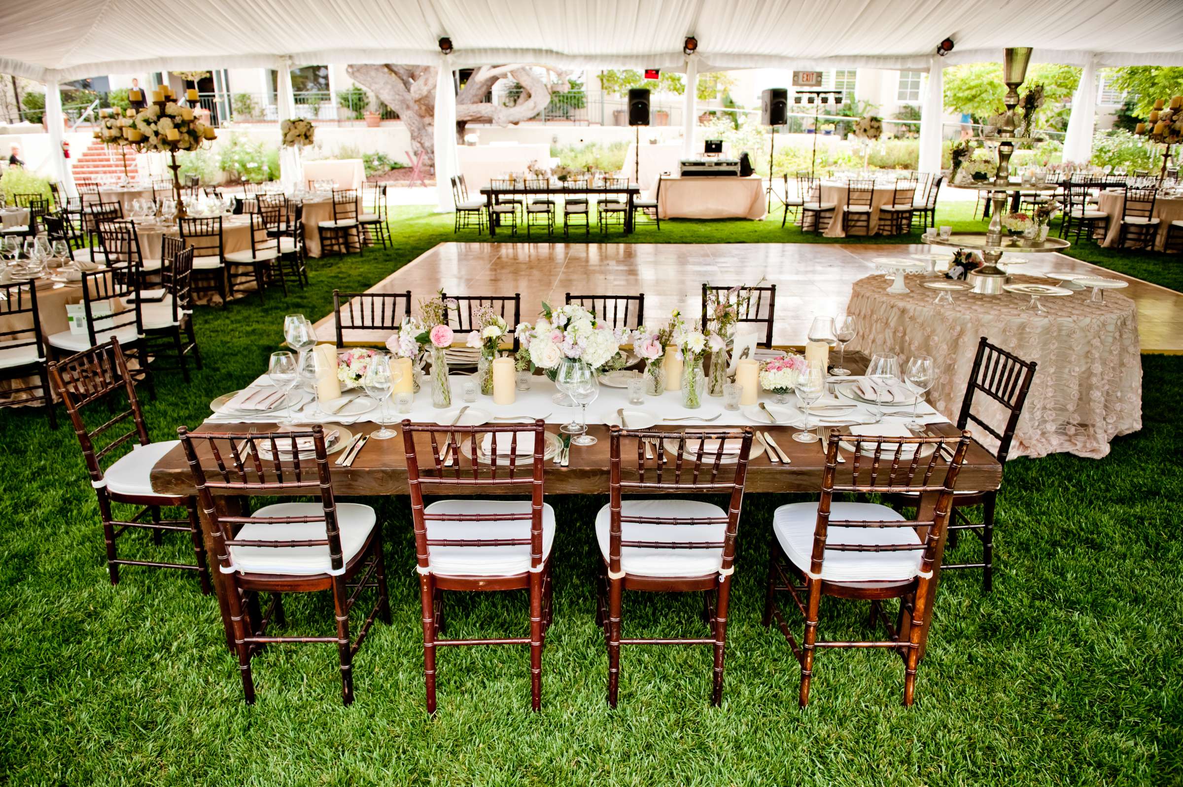 The Inn at Rancho Santa Fe Wedding coordinated by CZ Events, Michelle and Hyatt Wedding Photo #82 by True Photography