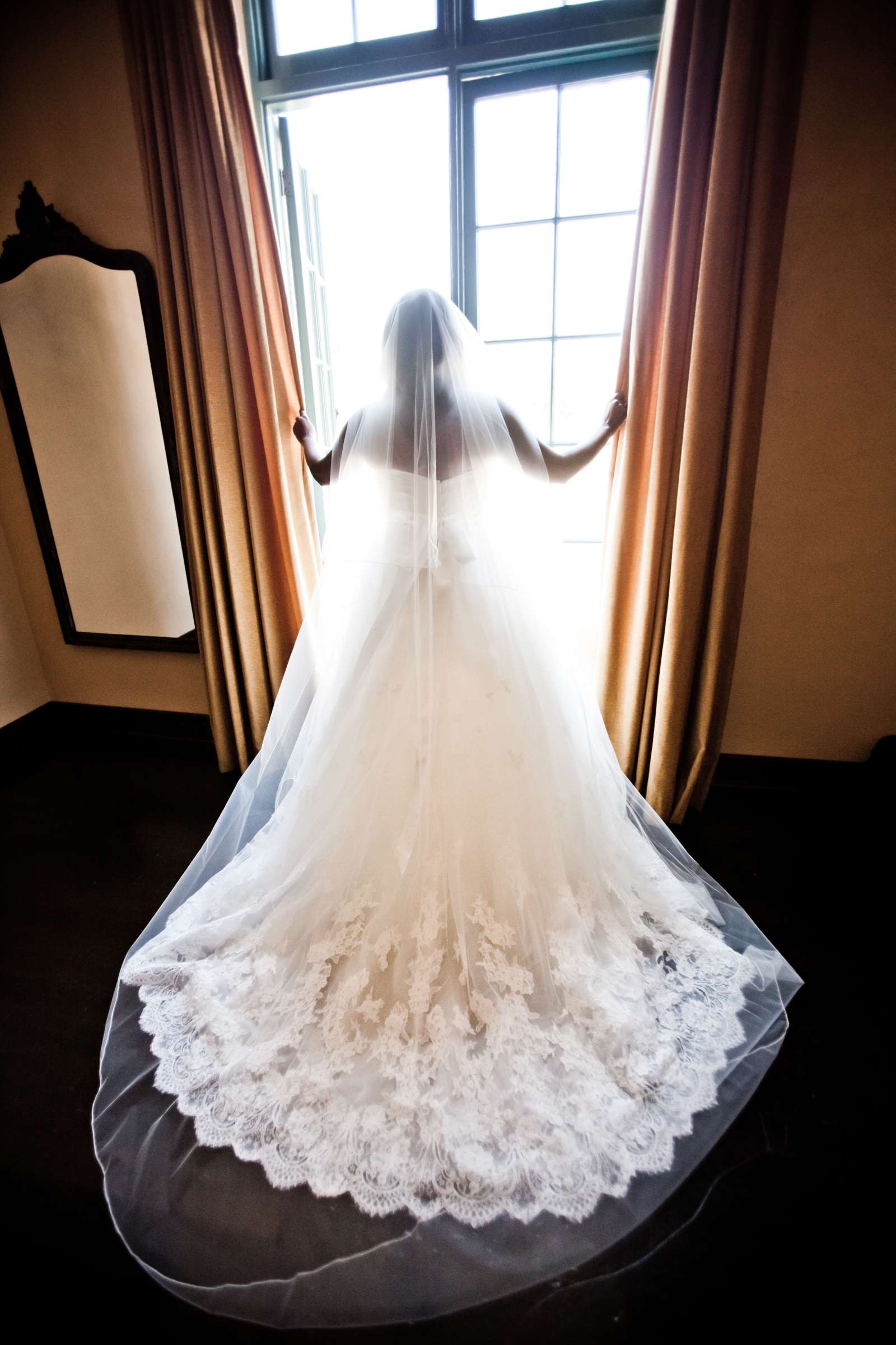 Wedding Dress at The Prado Wedding coordinated by First Comes Love Weddings & Events, Robyn and Brian Wedding Photo #128017 by True Photography