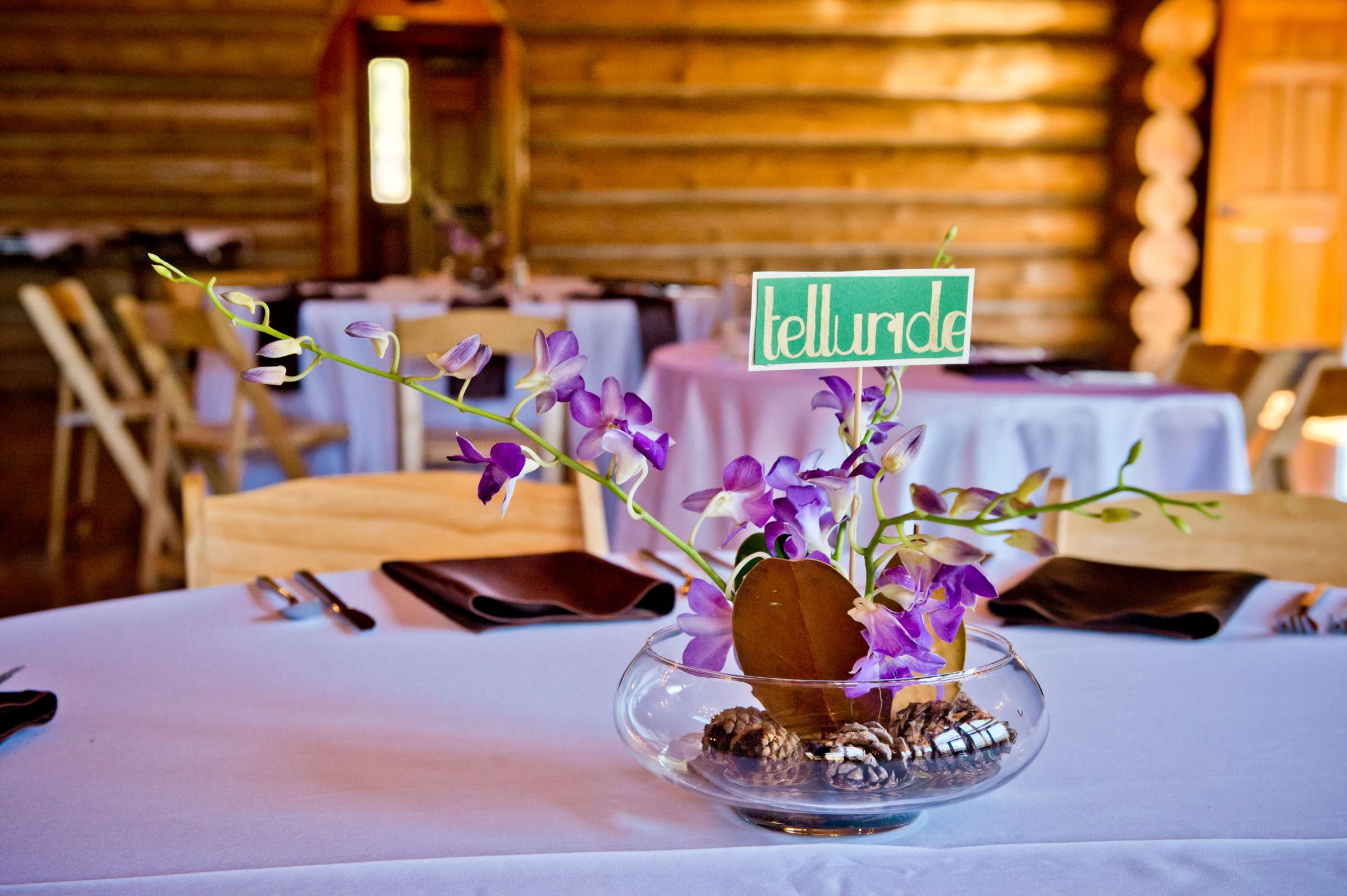 Centerpieces at The Evergreen Lake House Wedding coordinated by A Touch Of Bliss, Kristi and Raman Wedding Photo #118 by True Photography
