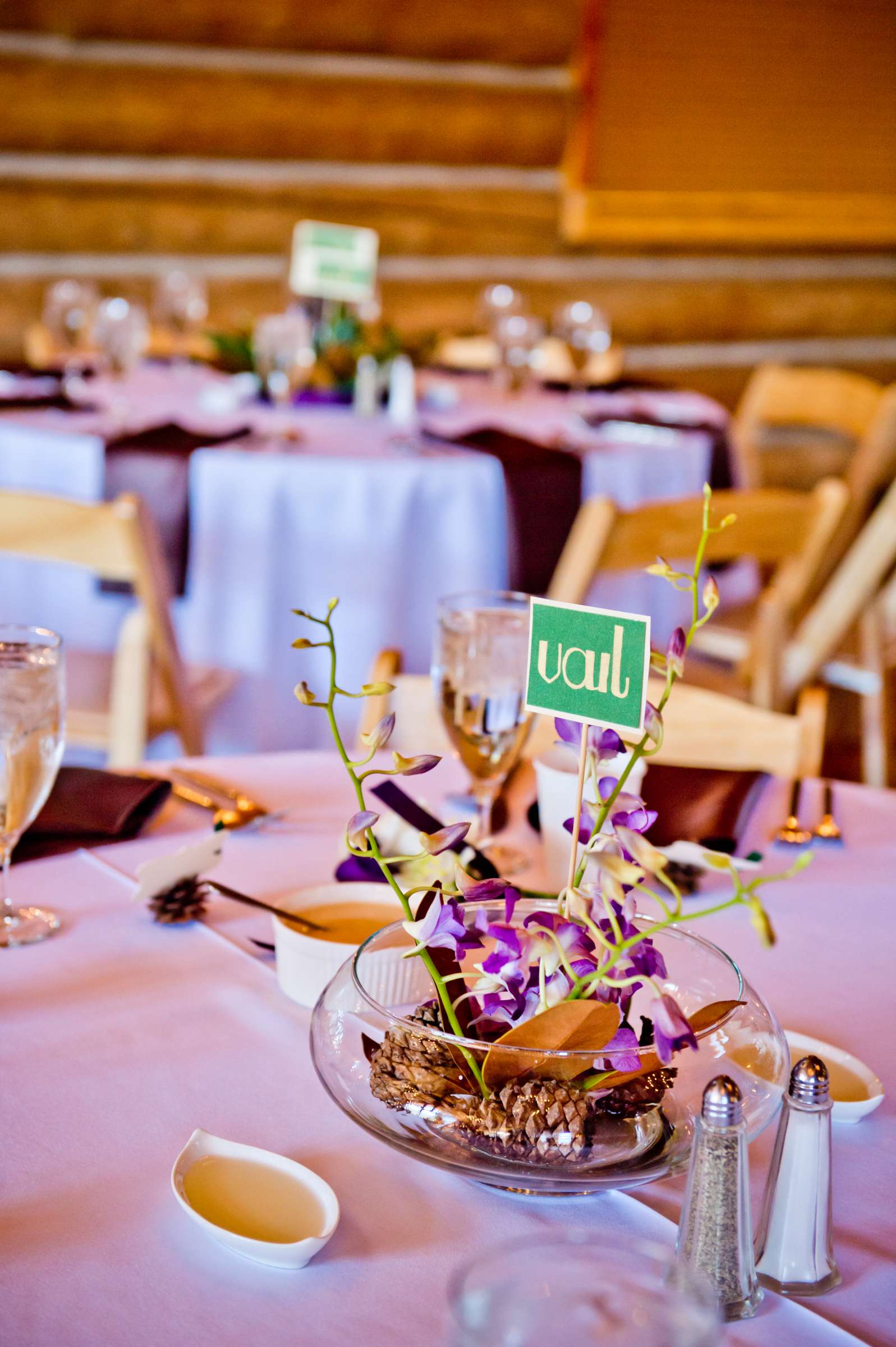 Centerpieces at The Evergreen Lake House Wedding coordinated by A Touch Of Bliss, Kristi and Raman Wedding Photo #83 by True Photography