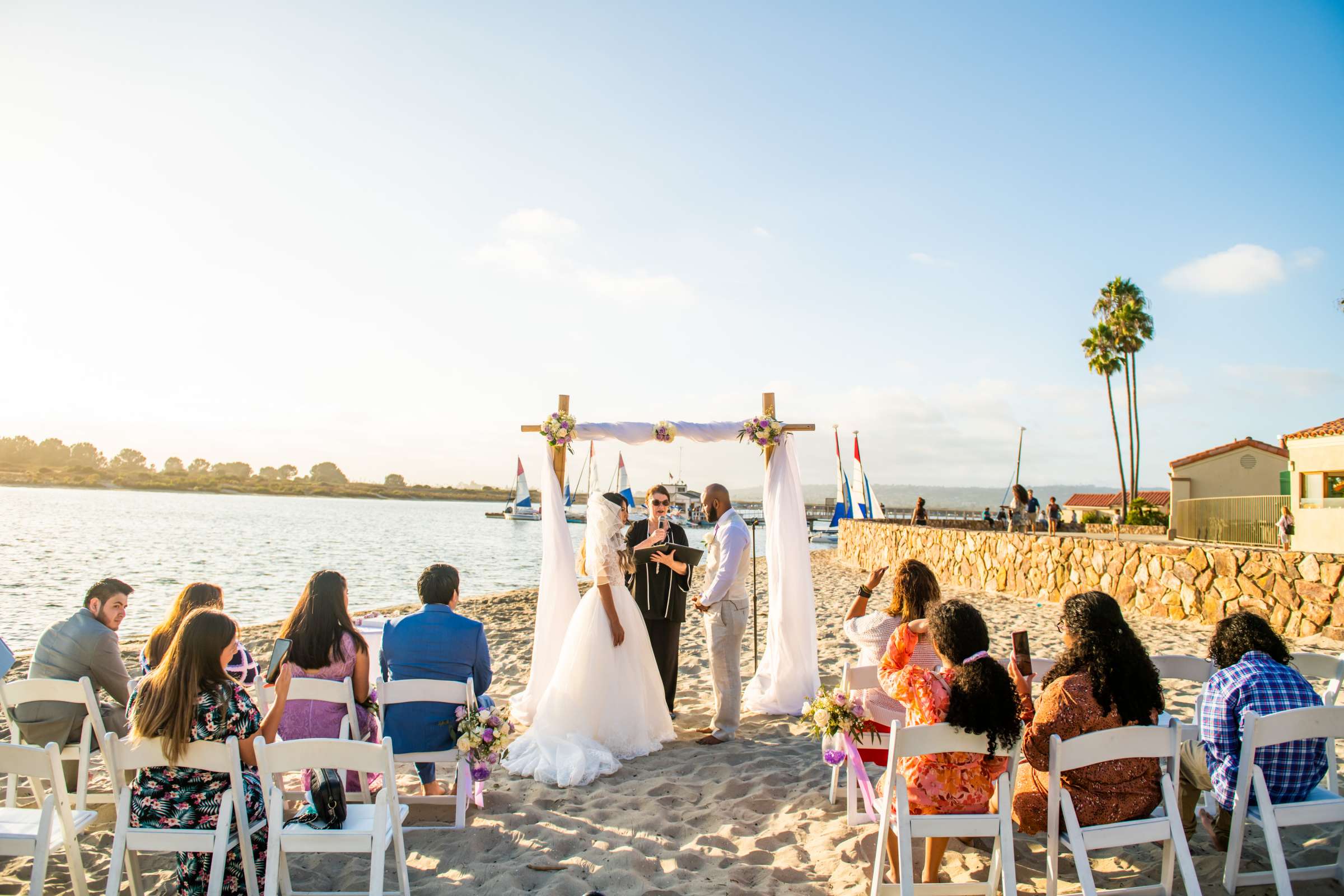 San Diego Mission Bay Resort Wedding coordinated by Elements of Style, Ana and Bobby Wedding Photo #42 by True Photography