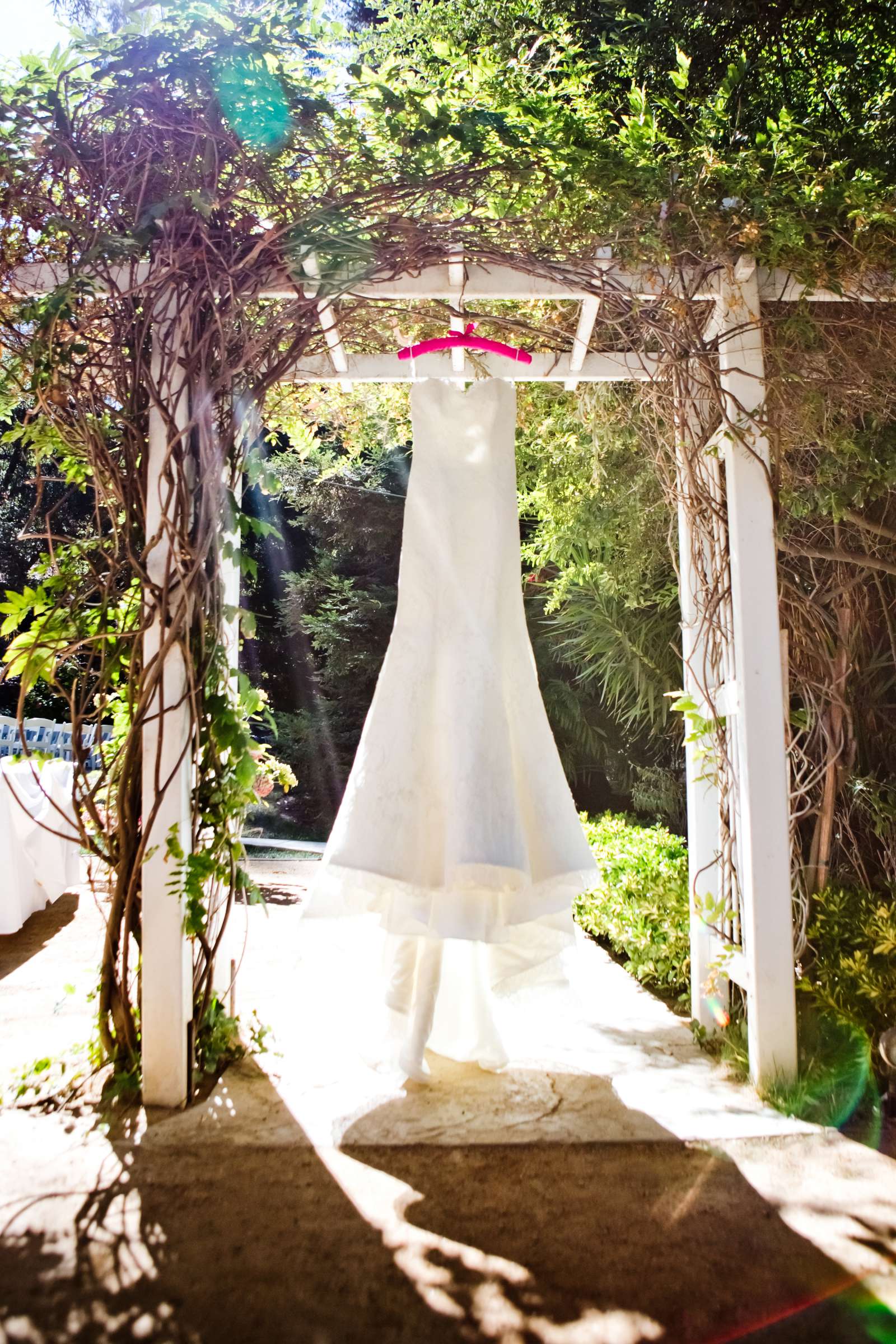Wedding Dress at Calamigos Ranch Wedding coordinated by Heather White Events, Jaime and Kris Wedding Photo #129400 by True Photography