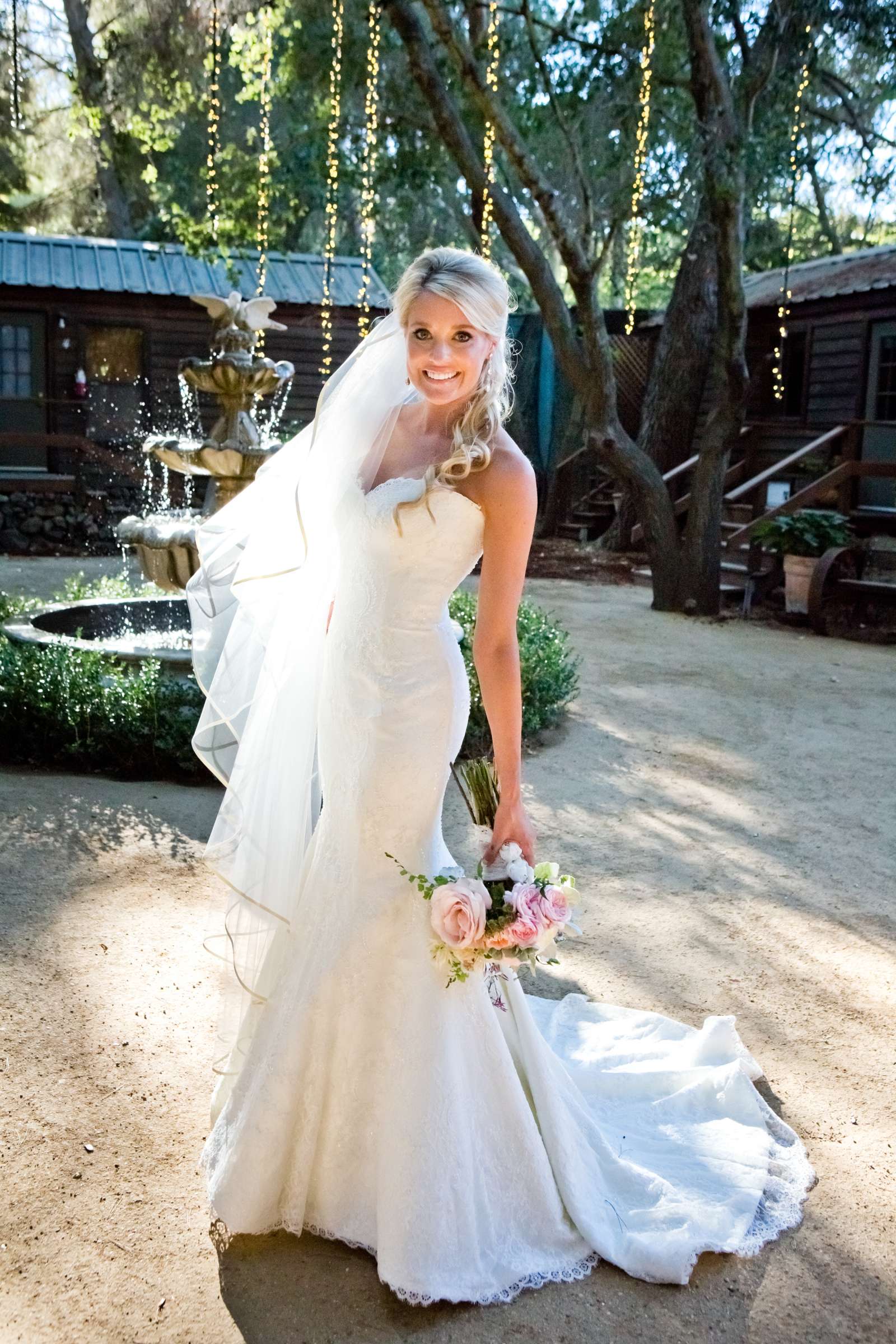 Bride at Calamigos Ranch Wedding coordinated by Heather White Events, Jaime and Kris Wedding Photo #129414 by True Photography