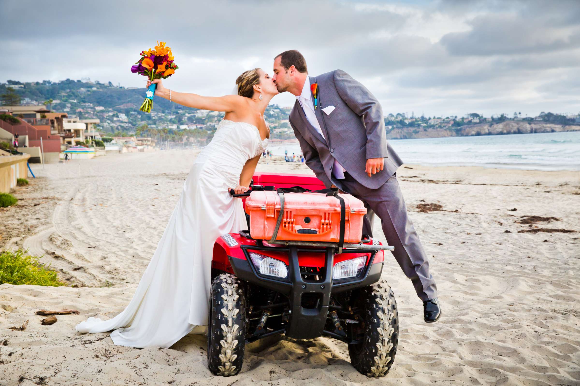 Beach at Scripps Seaside Forum Wedding coordinated by InStyle Event Planning, Katherine and Ryan Wedding Photo #129697 by True Photography