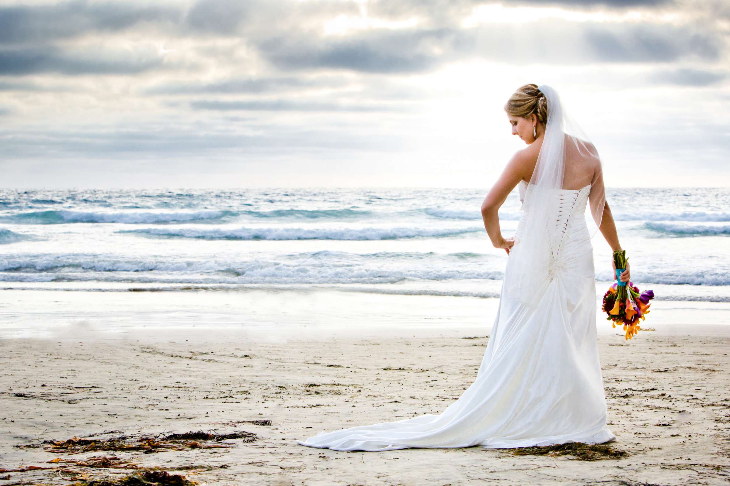 Beach at Scripps Seaside Forum Wedding coordinated by InStyle Event Planning, Katherine and Ryan Wedding Photo #129698 by True Photography