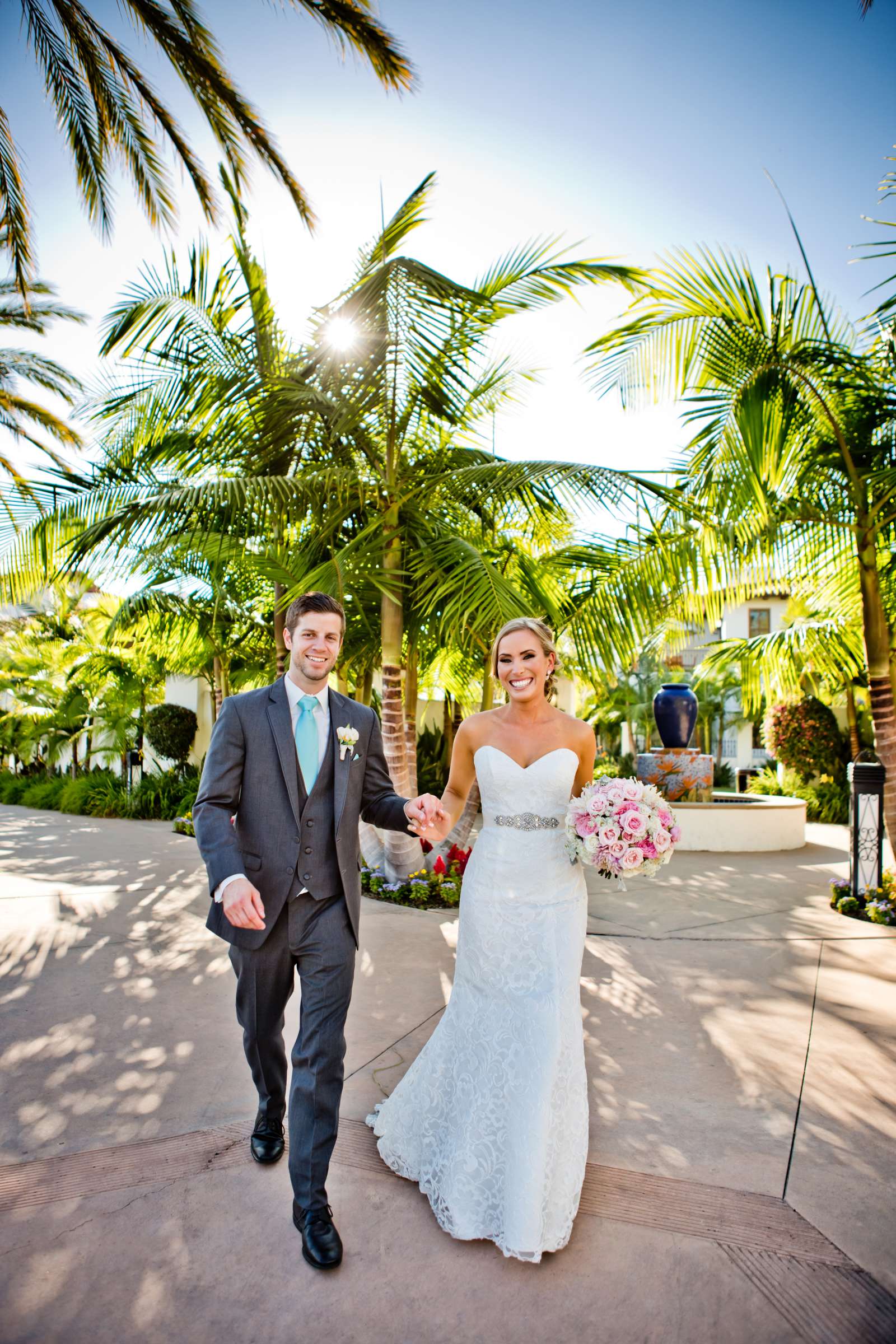 Tropical at Omni La Costa Resort & Spa Wedding coordinated by A Diamond Celebration, Merlot and Joe Wedding Photo #18 by True Photography