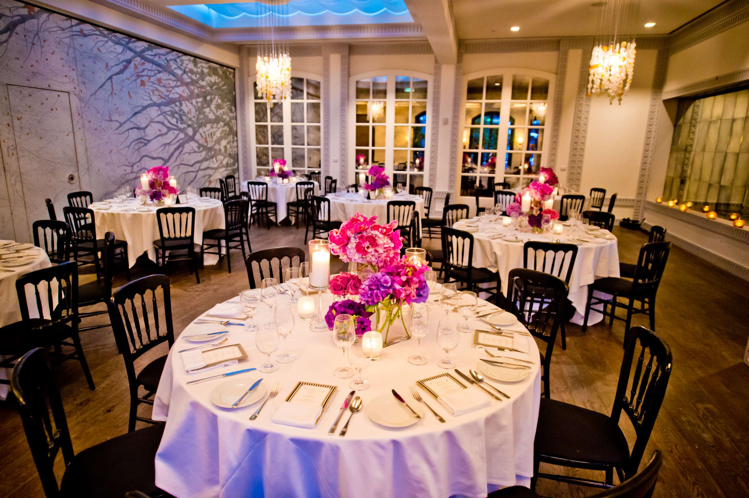 Table Shots at Spago Wedding coordinated by Pryor Events, A Fun Day One Wedding Photo #62 by True Photography