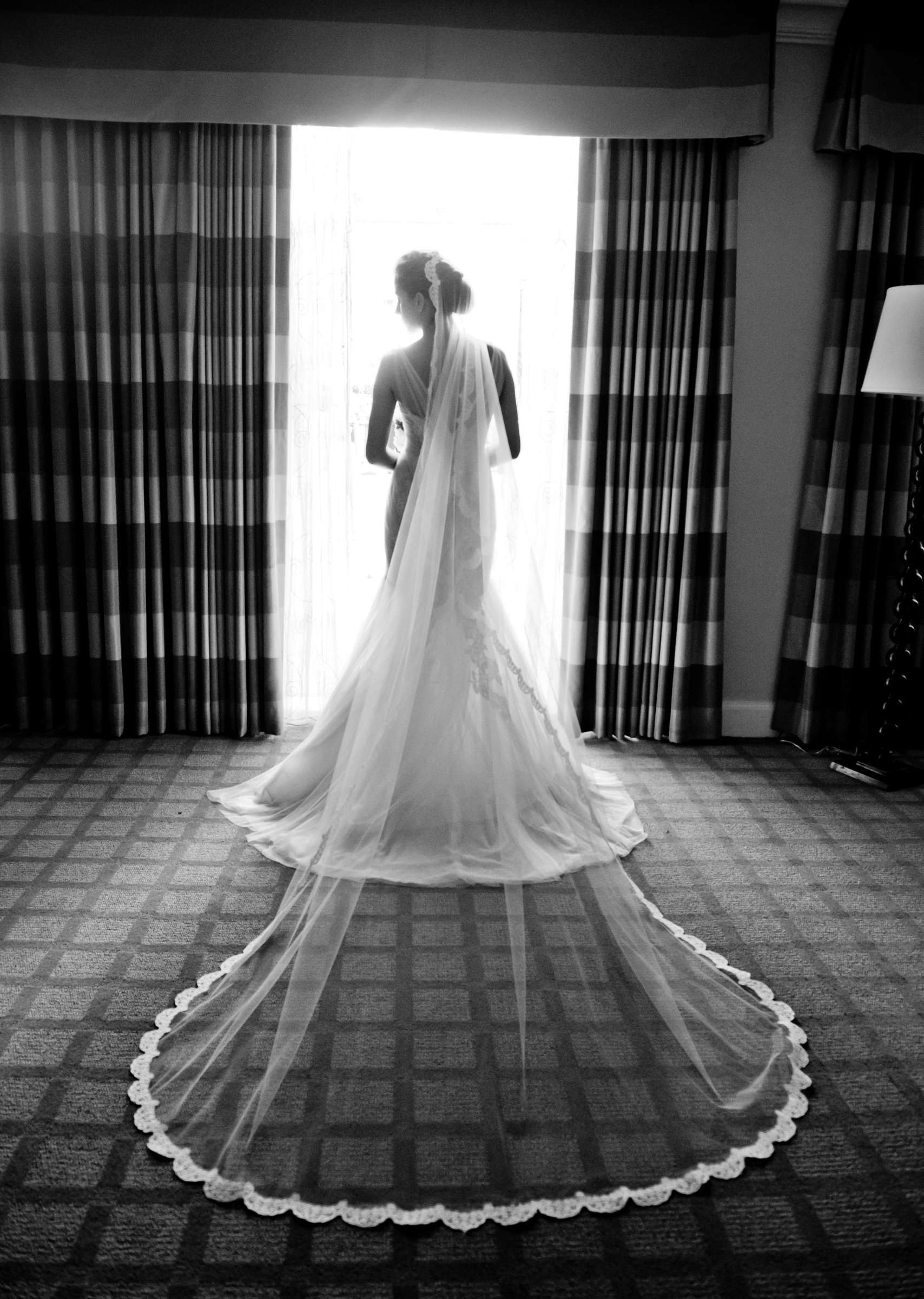 Wedding Dress at Beverly Wilshire Wedding coordinated by Pryor Events, Kelly and Julio Wedding Photo #48 by True Photography
