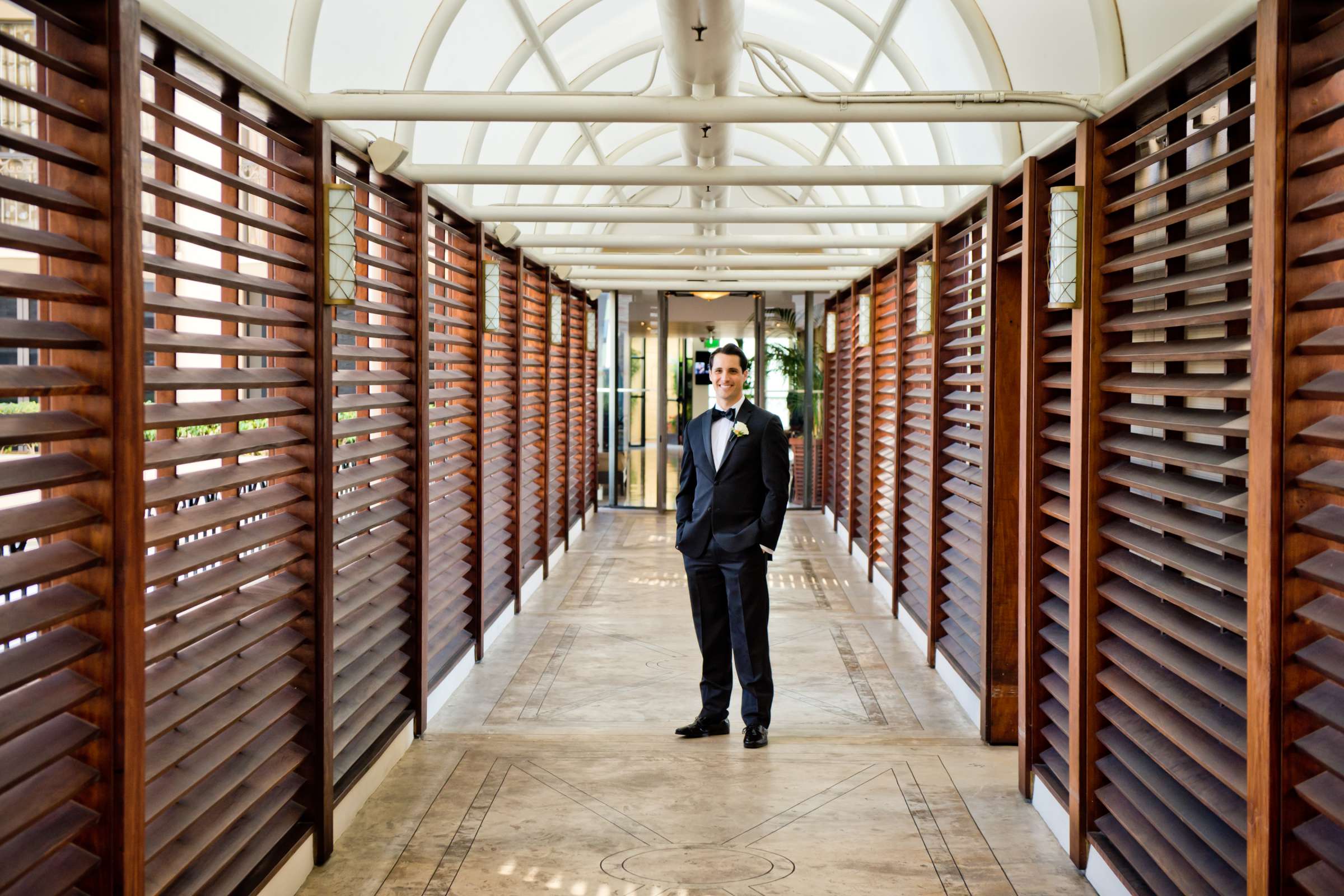 Groom at Beverly Wilshire Wedding coordinated by Pryor Events, Kelly and Julio Wedding Photo #49 by True Photography
