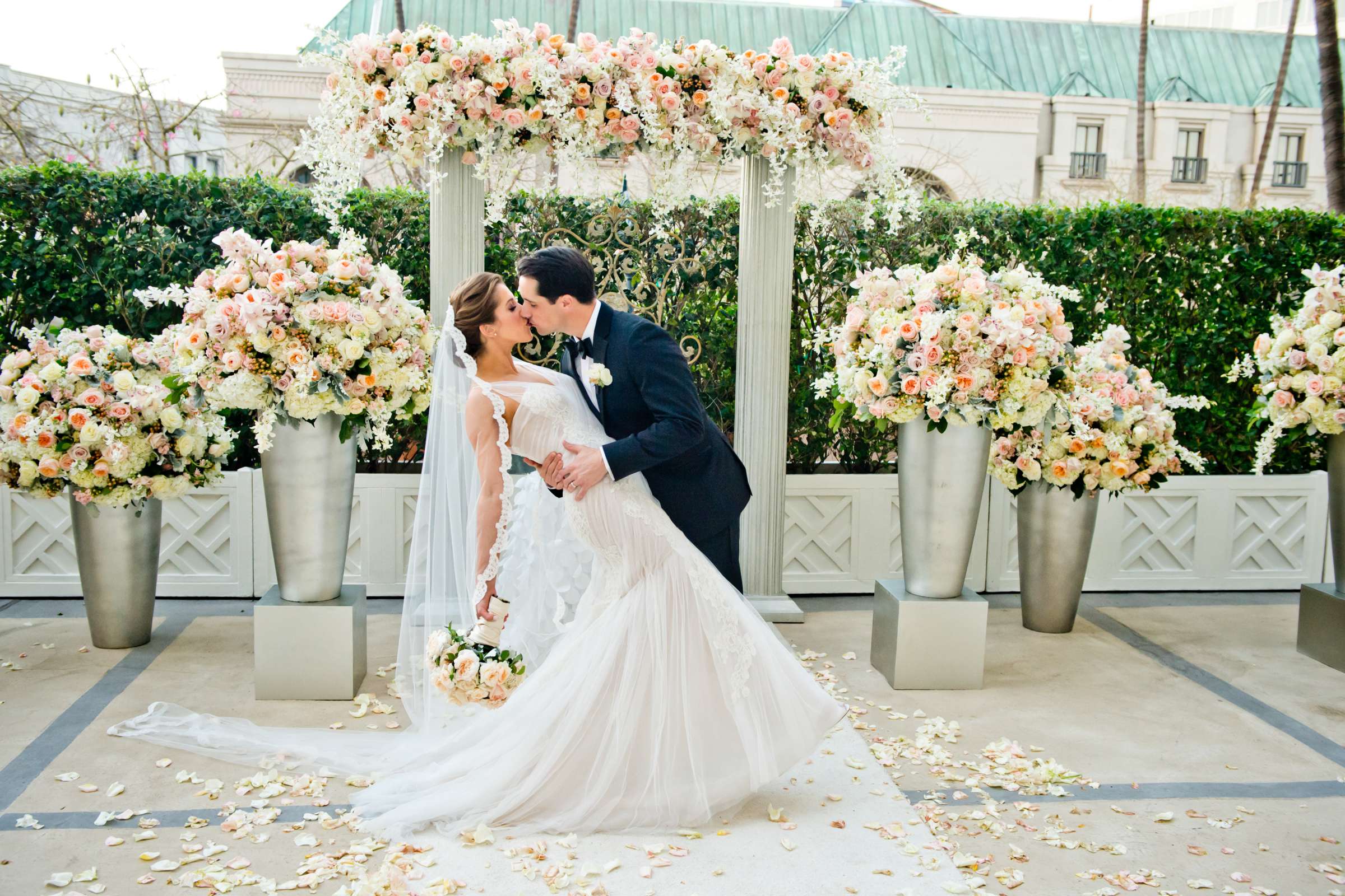 Beverly Wilshire Wedding coordinated by Pryor Events, Kelly and Julio Wedding Photo #84 by True Photography