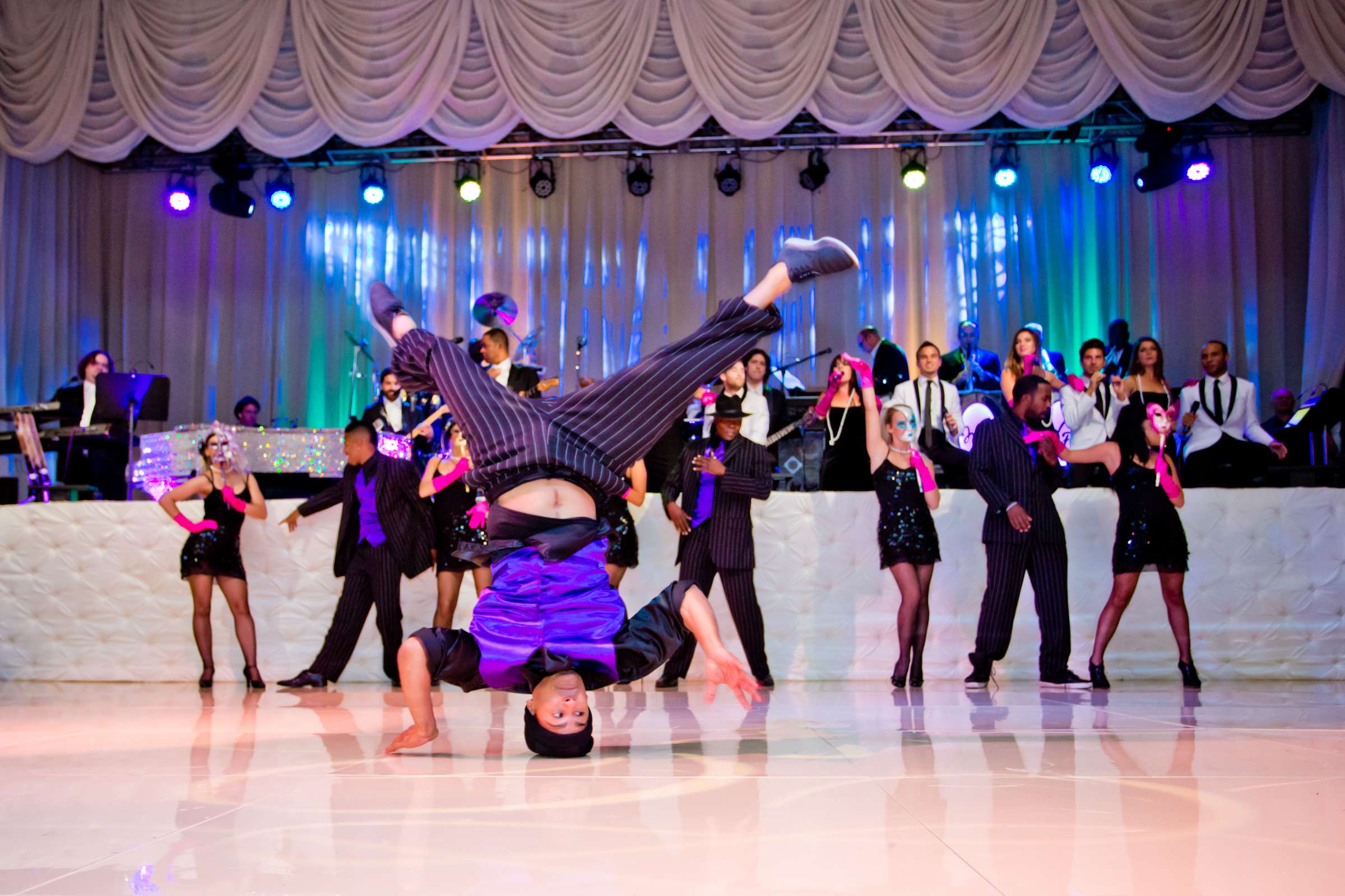 Dancing at Beverly Wilshire Wedding coordinated by Pryor Events, Kelly and Julio Wedding Photo #104 by True Photography