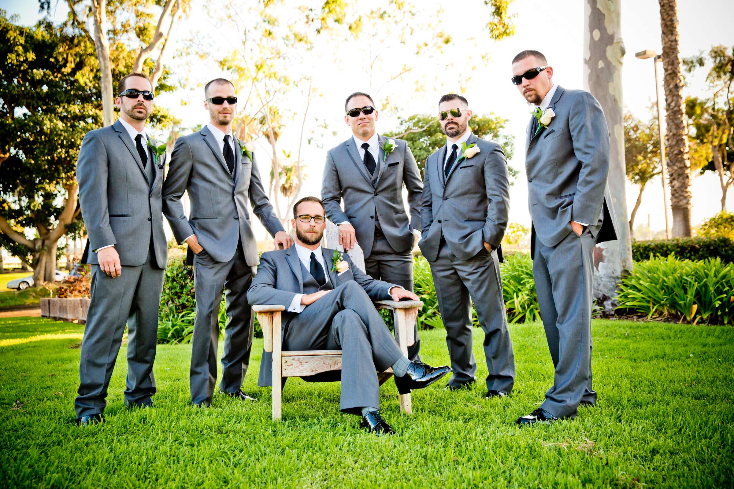 Groomsmen at Marina Village Conference Center Wedding, Sarah and Chris Wedding Photo #134446 by True Photography