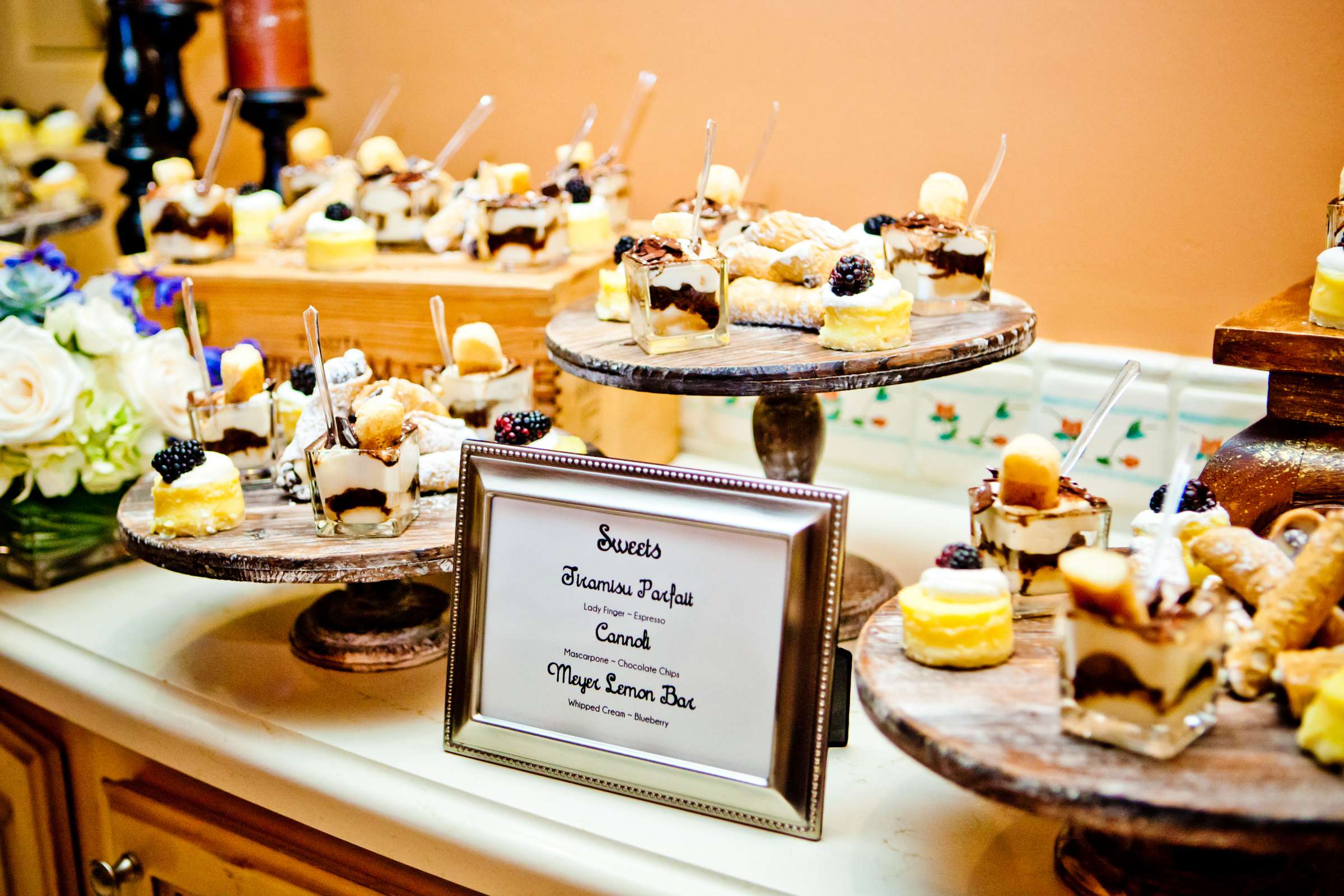 Dessert Table at Private Residence Wedding coordinated by Tami Austin Wedding Planner, Vanessa and Patrick Wedding Photo #52 by True Photography