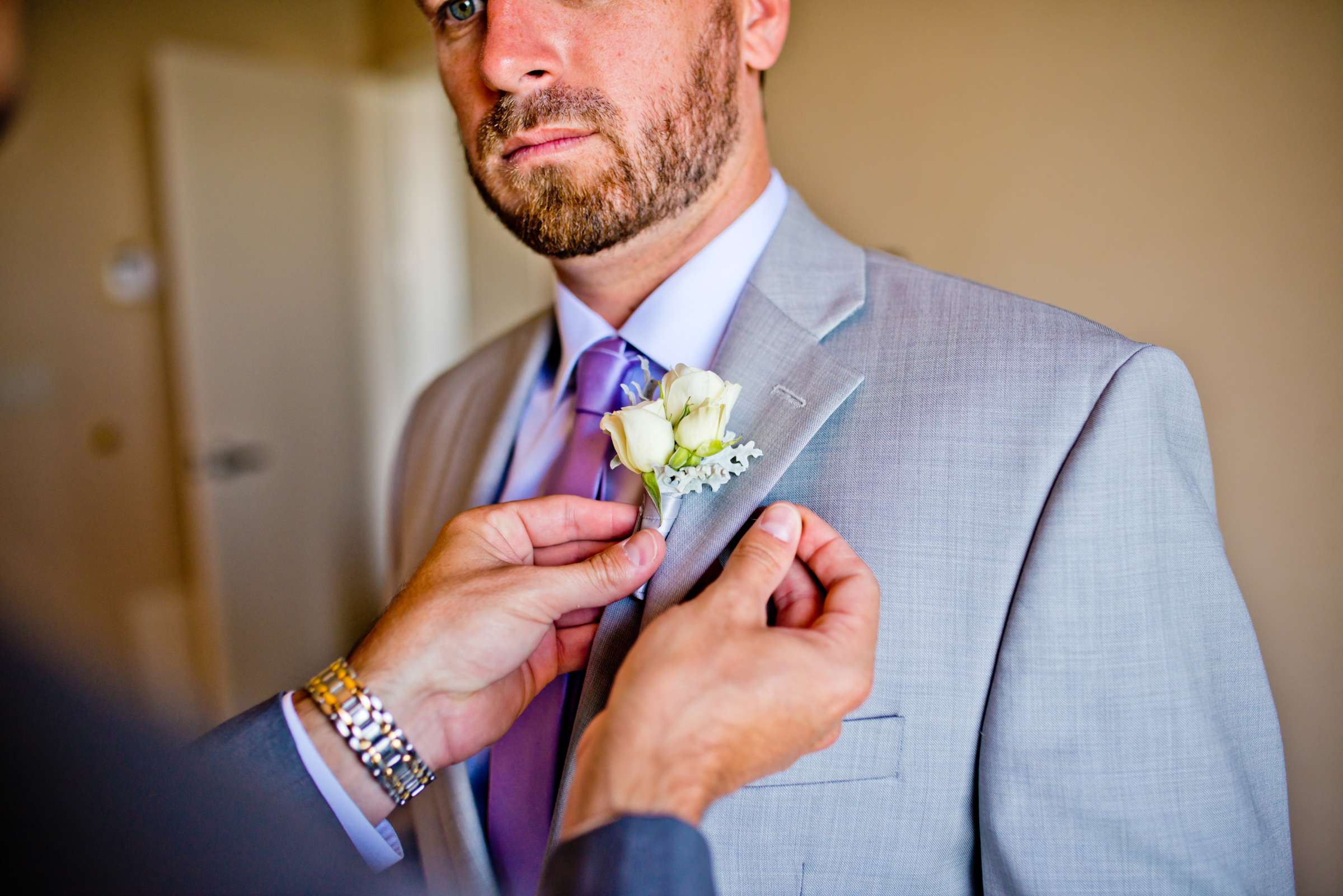 boutonnière at San Diego Central Library Wedding coordinated by A Diamond Celebration, Danielle and Alex Wedding Photo #134763 by True Photography