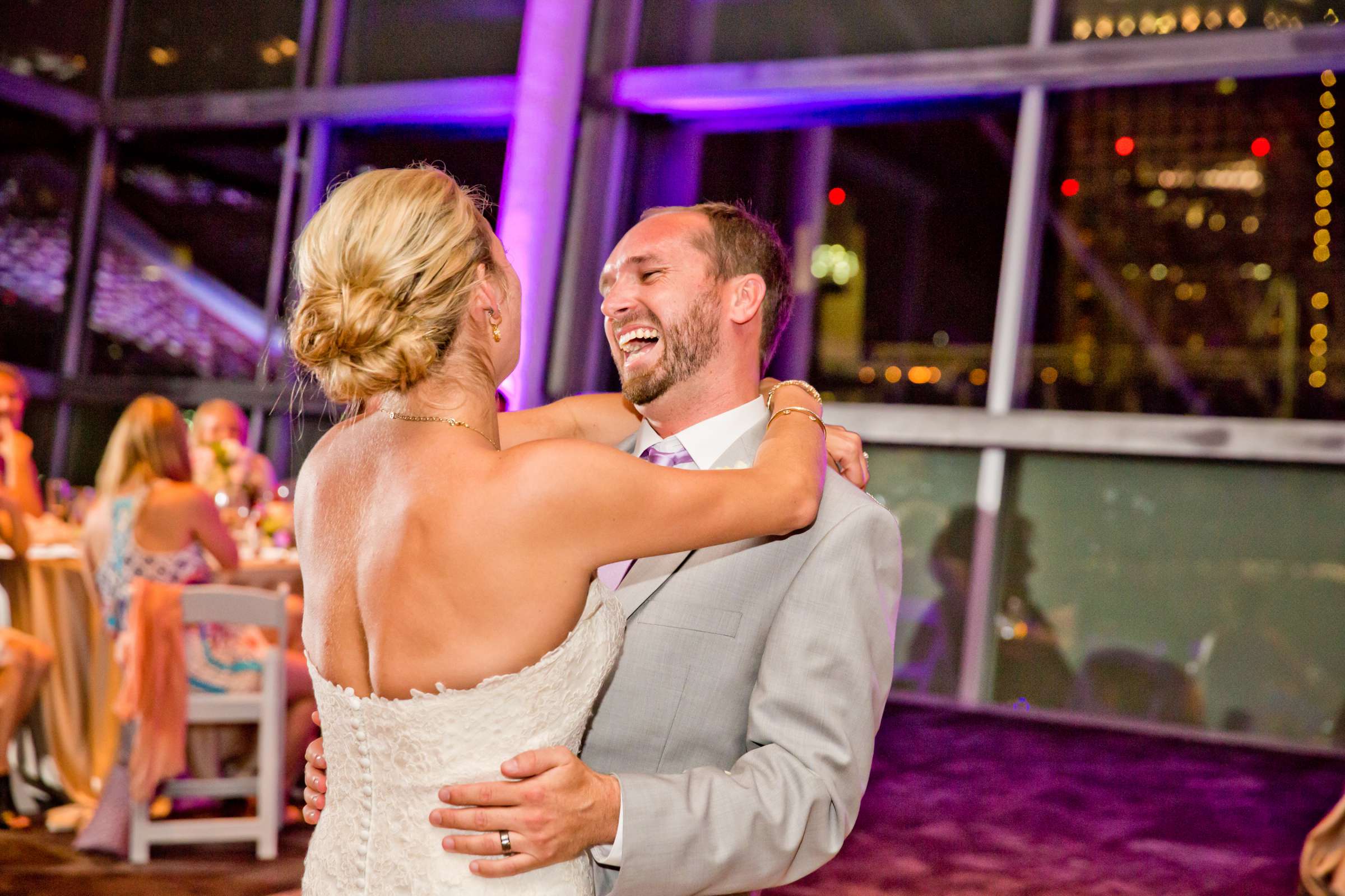 First Dance at San Diego Central Library Wedding coordinated by A Diamond Celebration, Danielle and Alex Wedding Photo #134779 by True Photography
