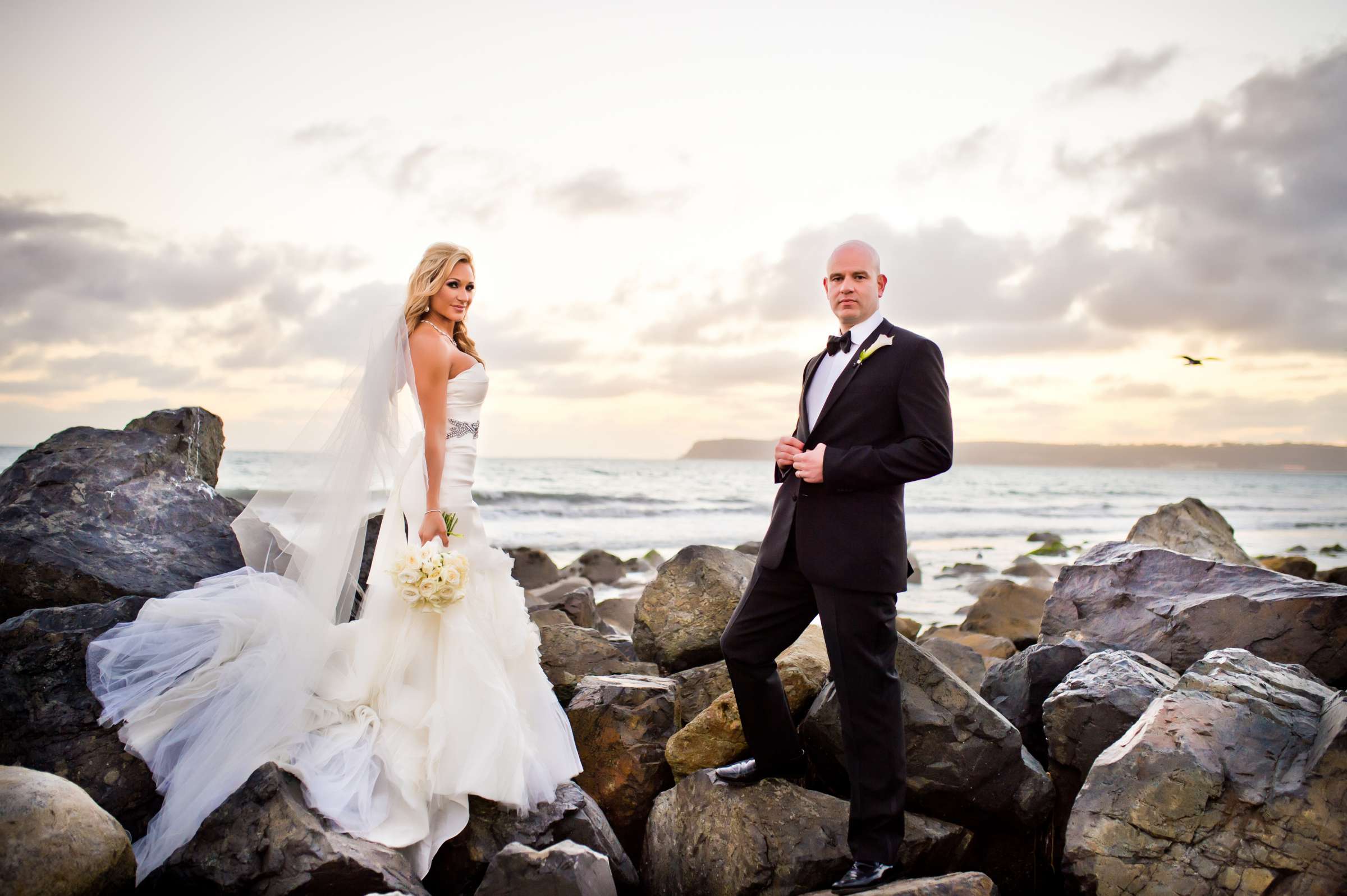 Beach at Hotel Del Coronado Wedding coordinated by I Do Weddings, Michelle and Ahmad Wedding Photo #17 by True Photography