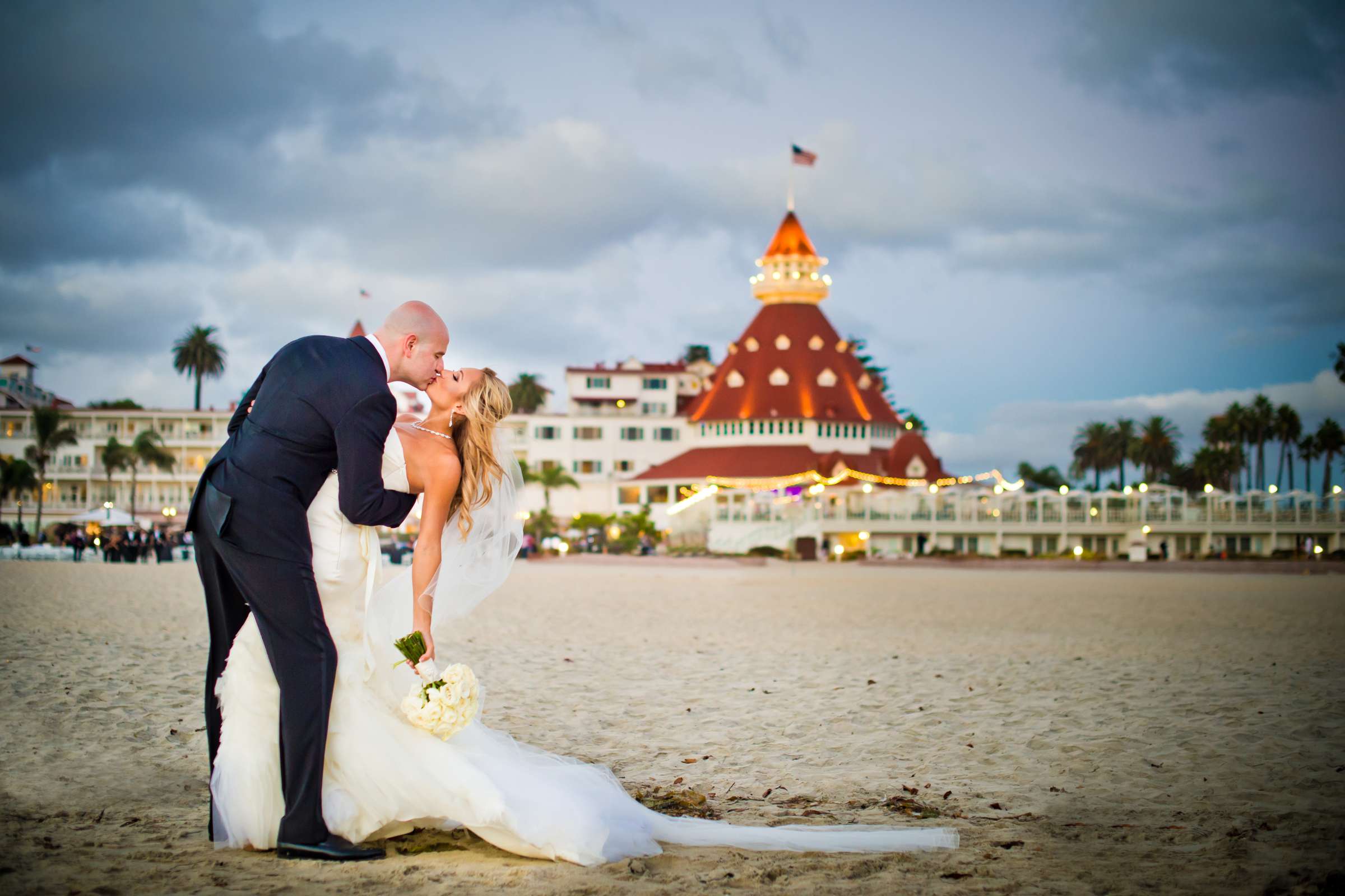 Beach at Hotel Del Coronado Wedding coordinated by I Do Weddings, Michelle and Ahmad Wedding Photo #3 by True Photography