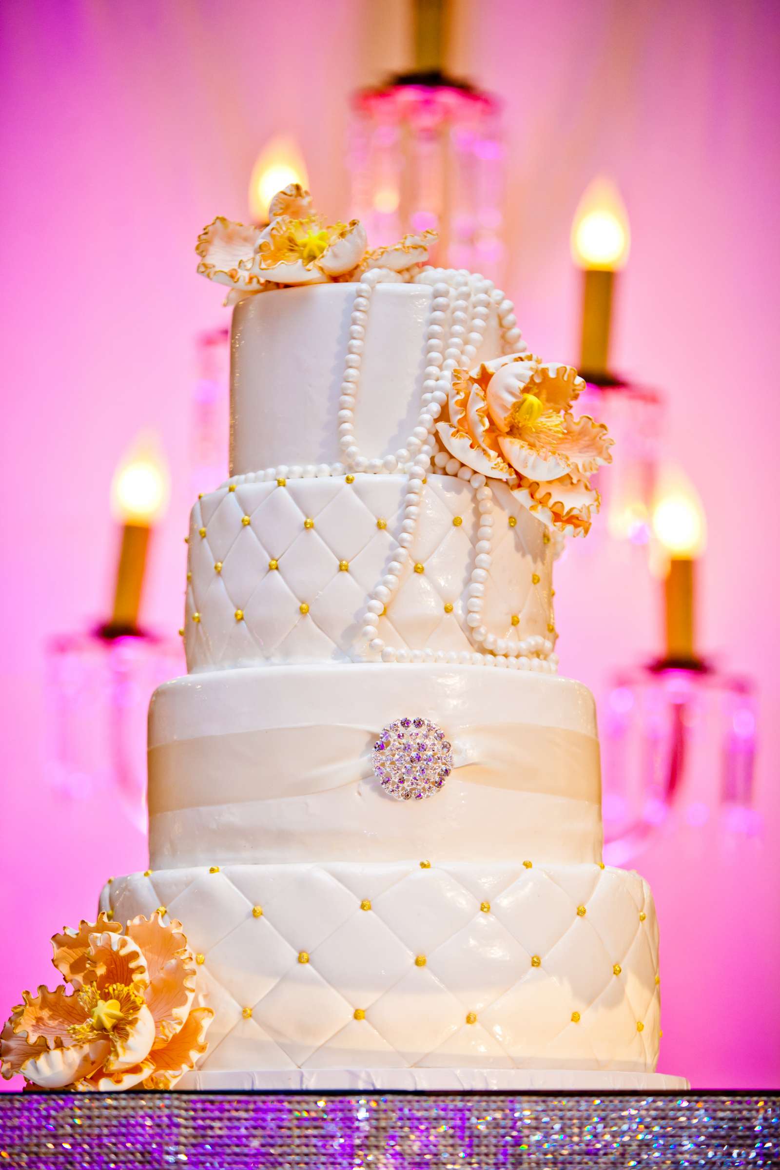 Cake at Hotel Del Coronado Wedding coordinated by I Do Weddings, Michelle and Ahmad Wedding Photo #50 by True Photography