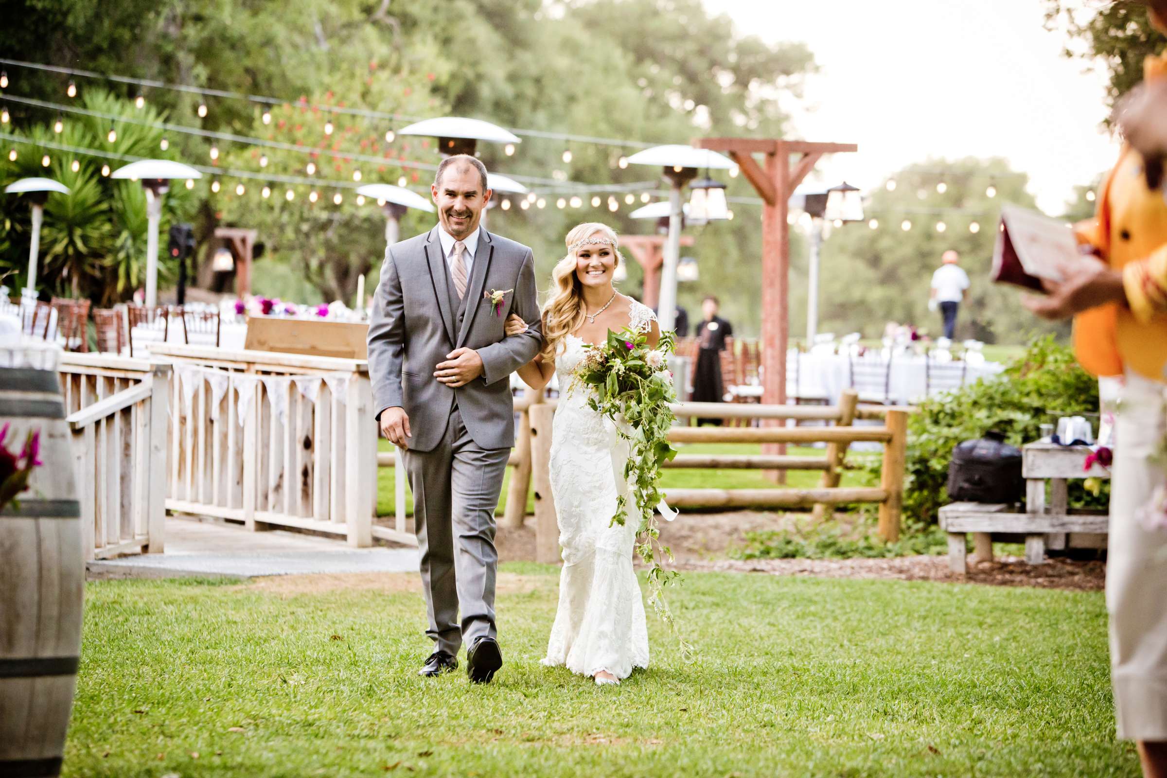 Father of the Bride at Temecula Creek Inn Wedding coordinated by LexxEvents, Mariah and Phillip Wedding Photo #30 by True Photography