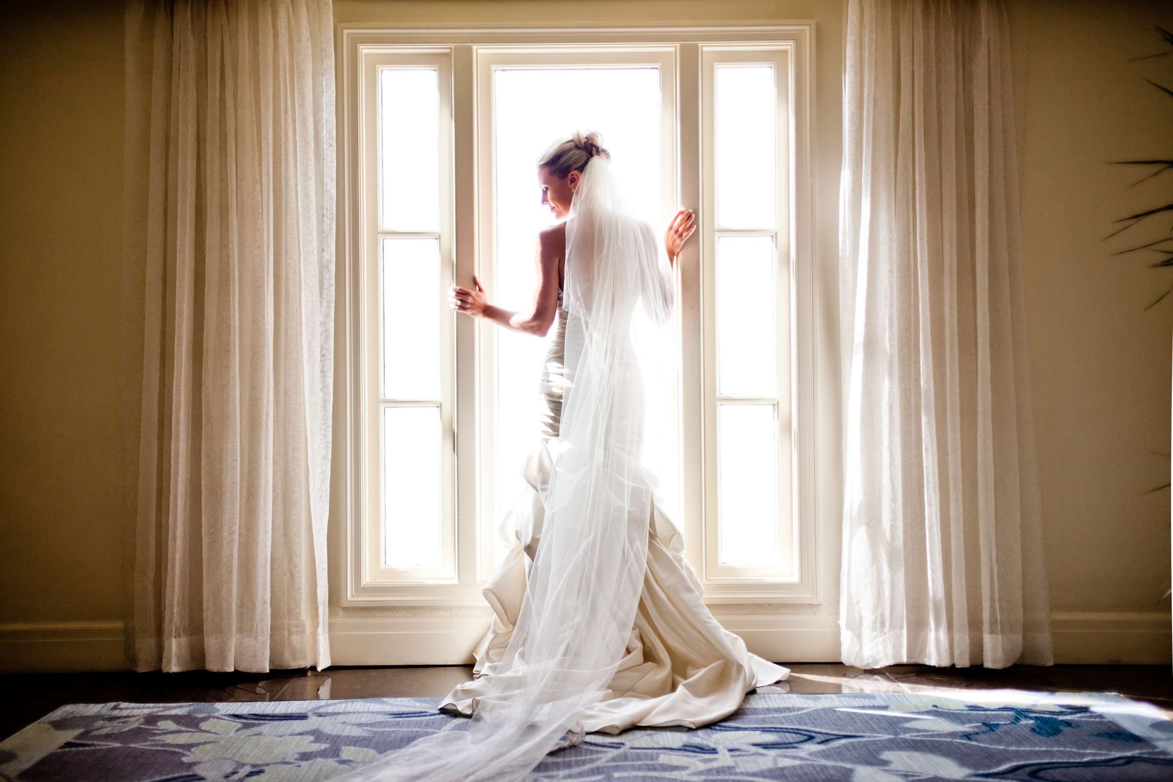 Wedding Dress, Bride at Ritz Carlton-Laguna Niguel Wedding coordinated by Ciao Bella Events and Weddings, Laura and Steve Wedding Photo #136611 by True Photography