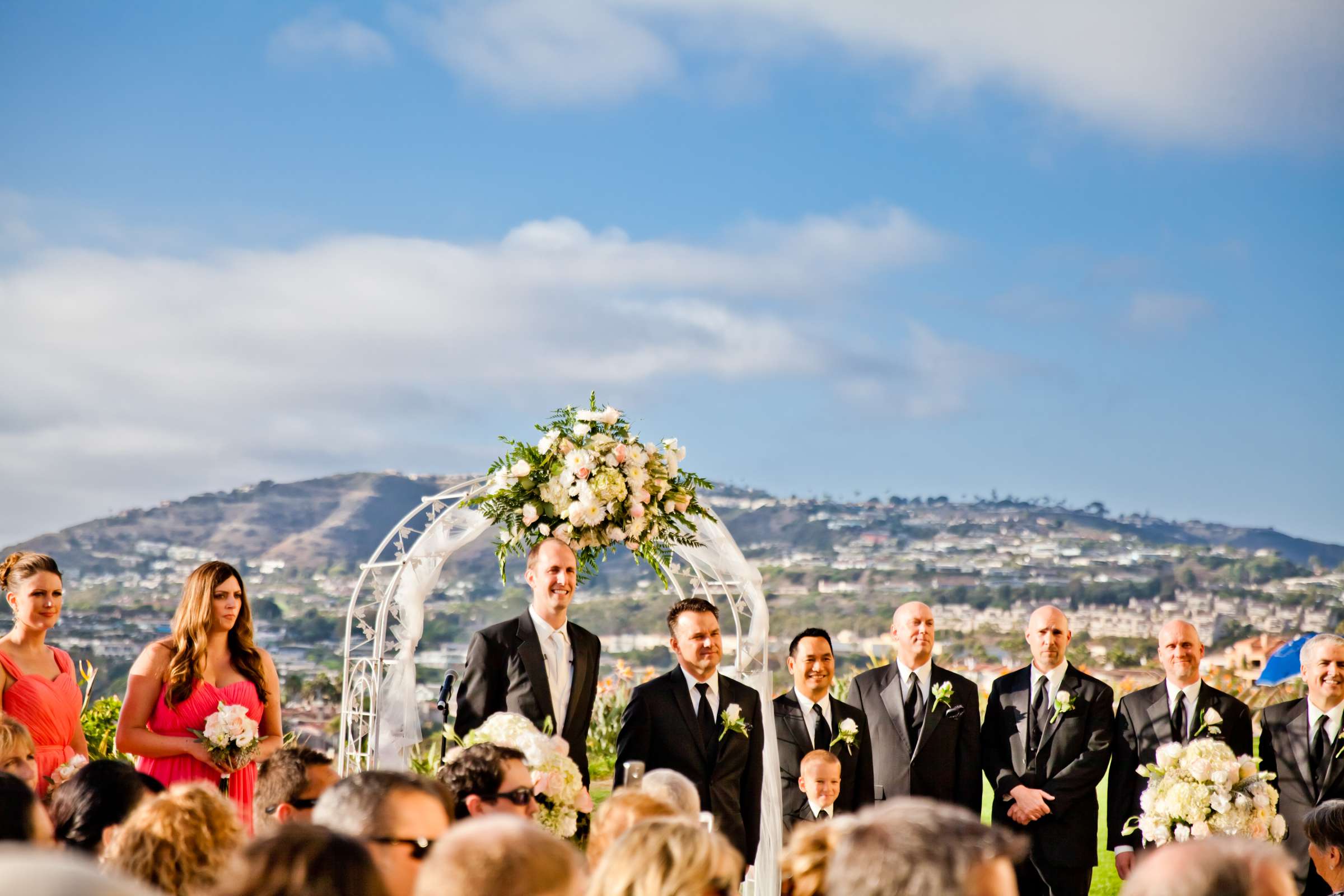 Ceremony at Ritz Carlton-Laguna Niguel Wedding coordinated by Ciao Bella Events and Weddings, Laura and Steve Wedding Photo #136626 by True Photography