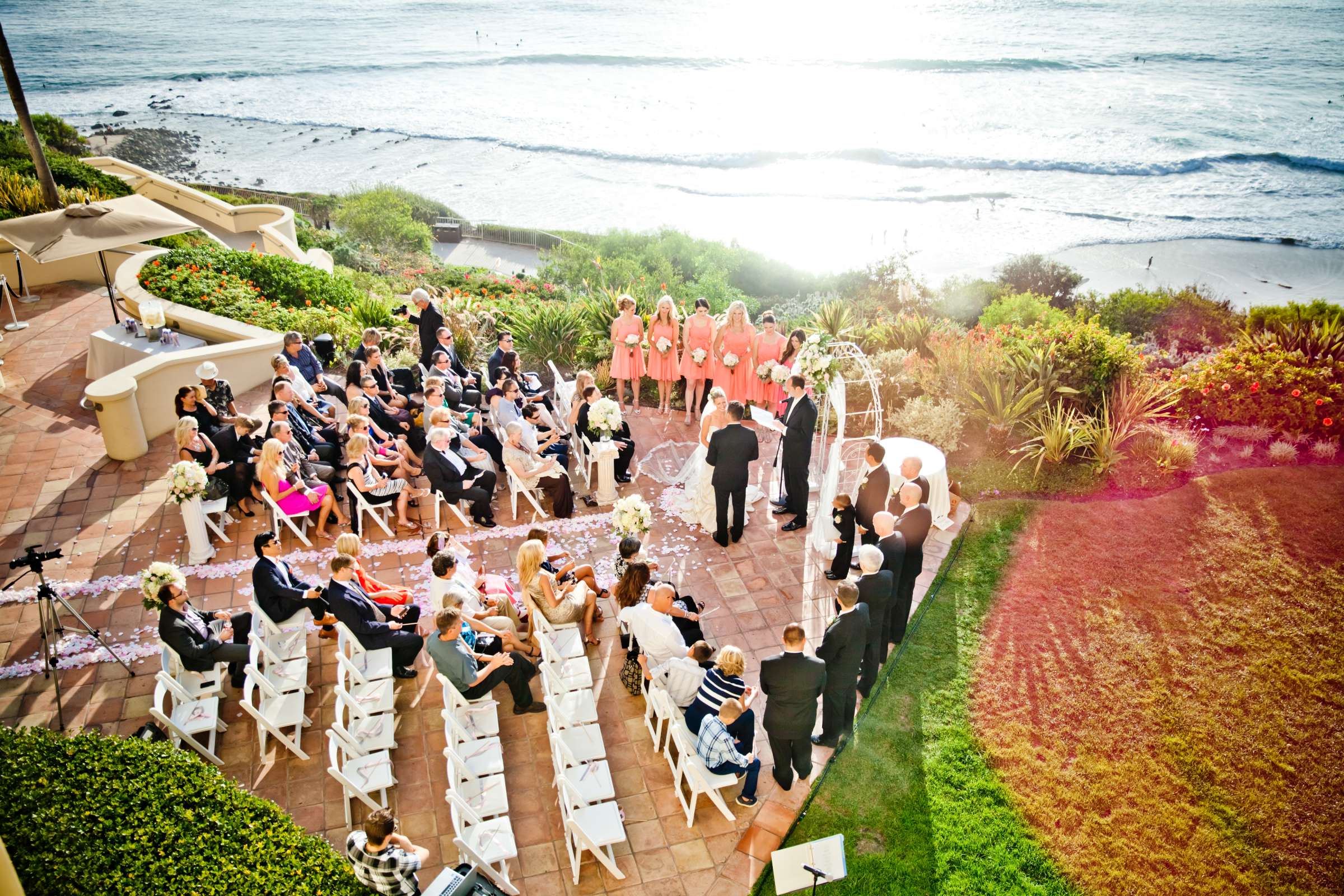 Ceremony at Ritz Carlton-Laguna Niguel Wedding coordinated by Ciao Bella Events and Weddings, Laura and Steve Wedding Photo #136629 by True Photography