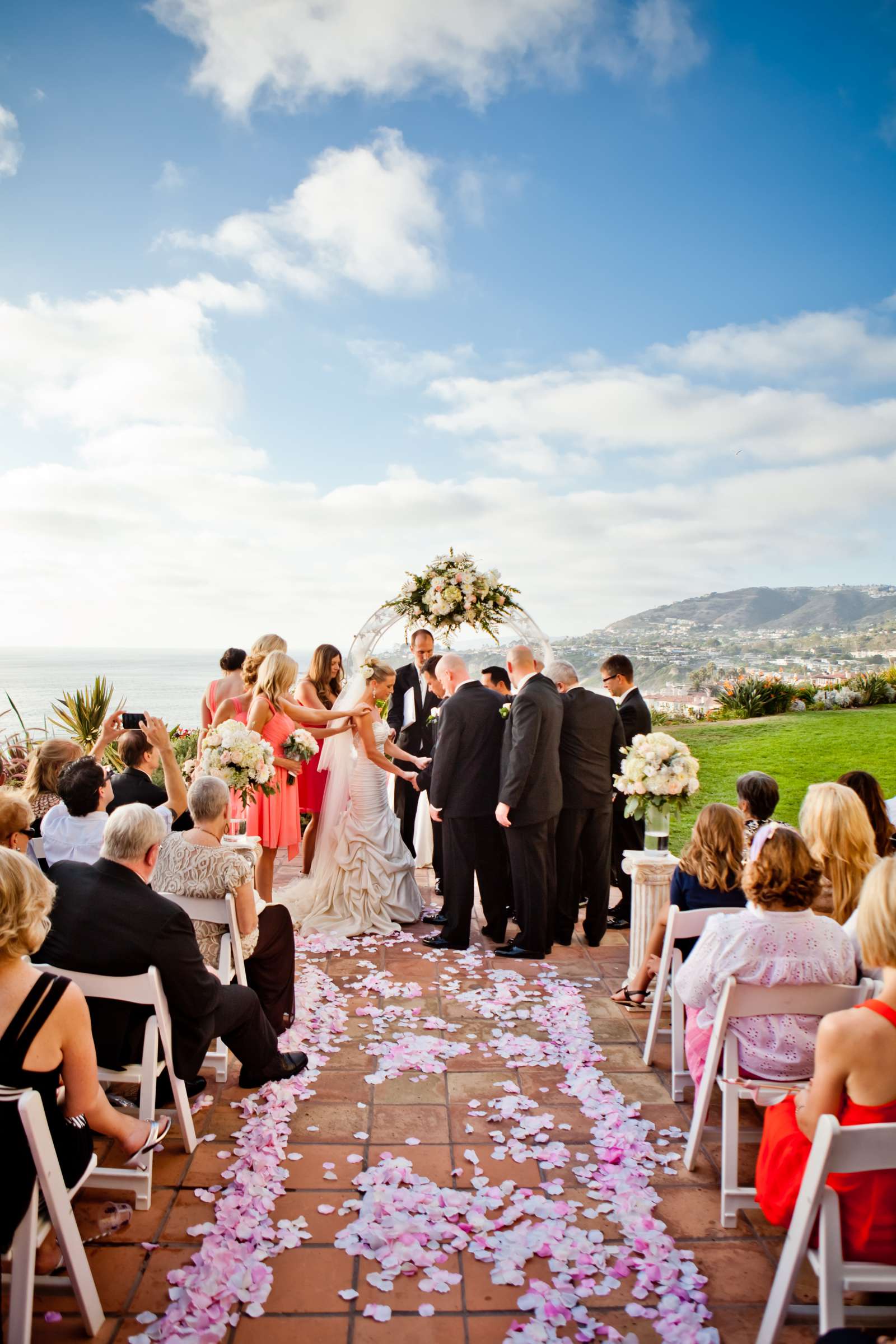 Ceremony at Ritz Carlton-Laguna Niguel Wedding coordinated by Ciao Bella Events and Weddings, Laura and Steve Wedding Photo #136630 by True Photography
