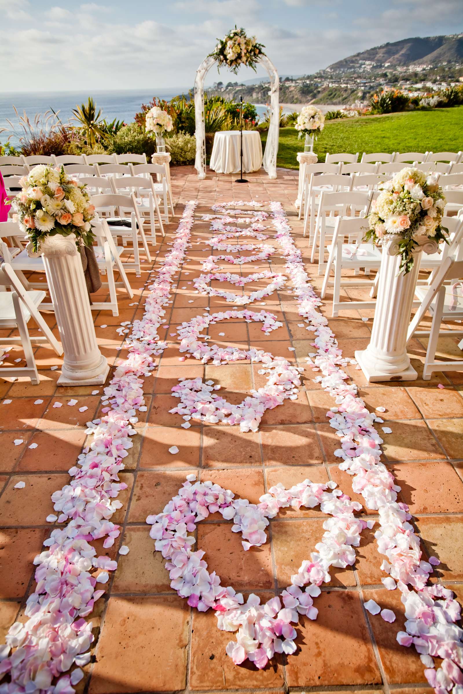 Ceremony at Ritz Carlton-Laguna Niguel Wedding coordinated by Ciao Bella Events and Weddings, Laura and Steve Wedding Photo #136651 by True Photography
