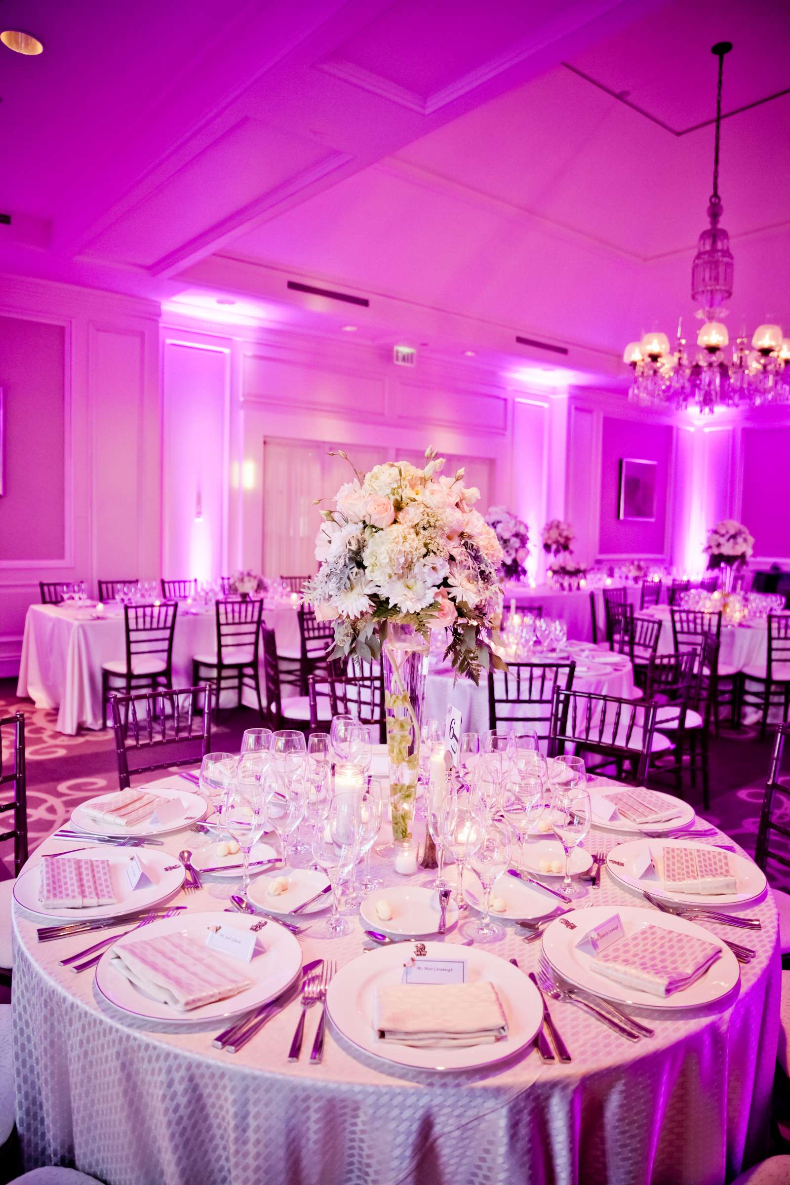 Centerpieces at Ritz Carlton-Laguna Niguel Wedding coordinated by Ciao Bella Events and Weddings, Laura and Steve Wedding Photo #136679 by True Photography