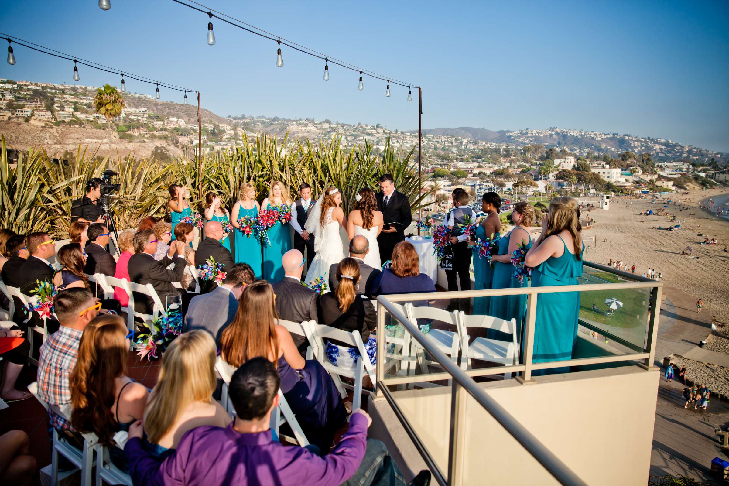 Ceremony at Inn at Laguna Beach Wedding, Madeline and Michelle Wedding Photo #10 by True Photography
