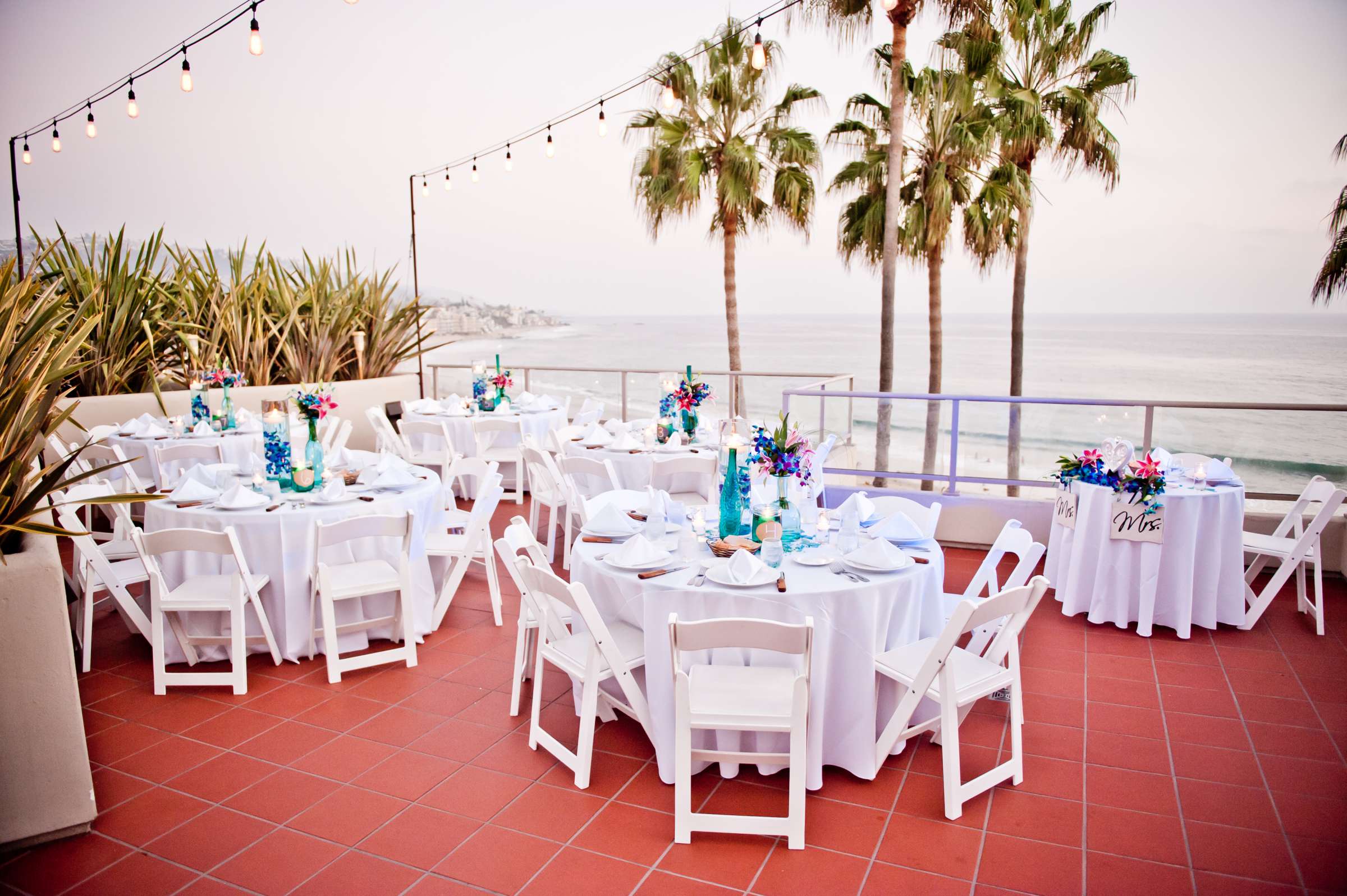 Table Shots at Inn at Laguna Beach Wedding, Madeline and Michelle Wedding Photo #44 by True Photography