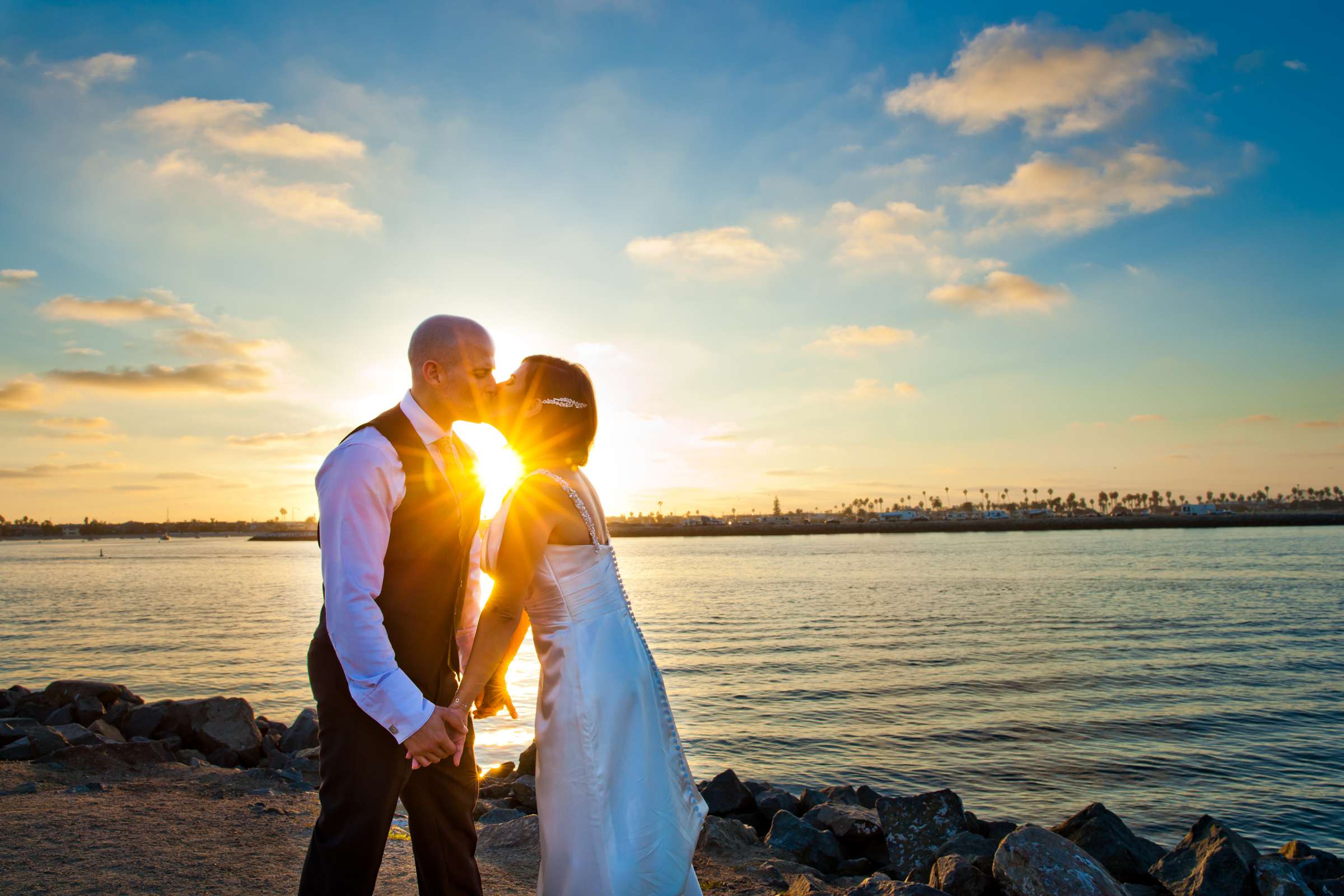 Bride and Groom at Hyatt Regency Mission Bay Wedding coordinated by I Do Weddings, Elana and JAy Wedding Photo #136848 by True Photography