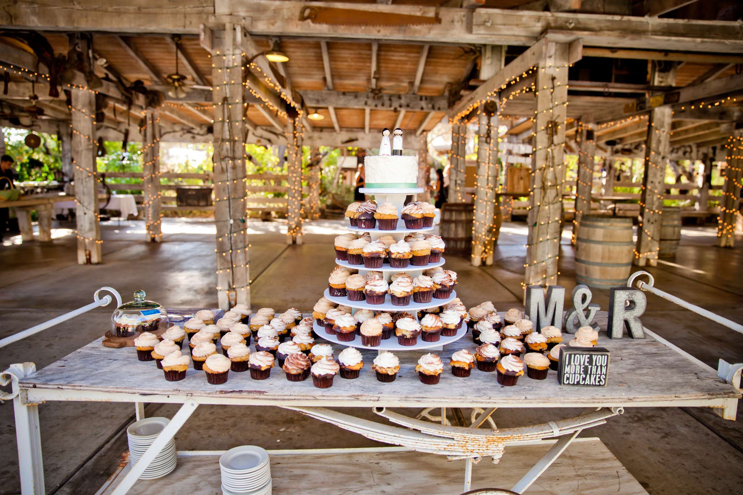 Cupcake at Bernardo Winery Wedding coordinated by Lavish Weddings, Michelle and Richard Wedding Photo #136998 by True Photography