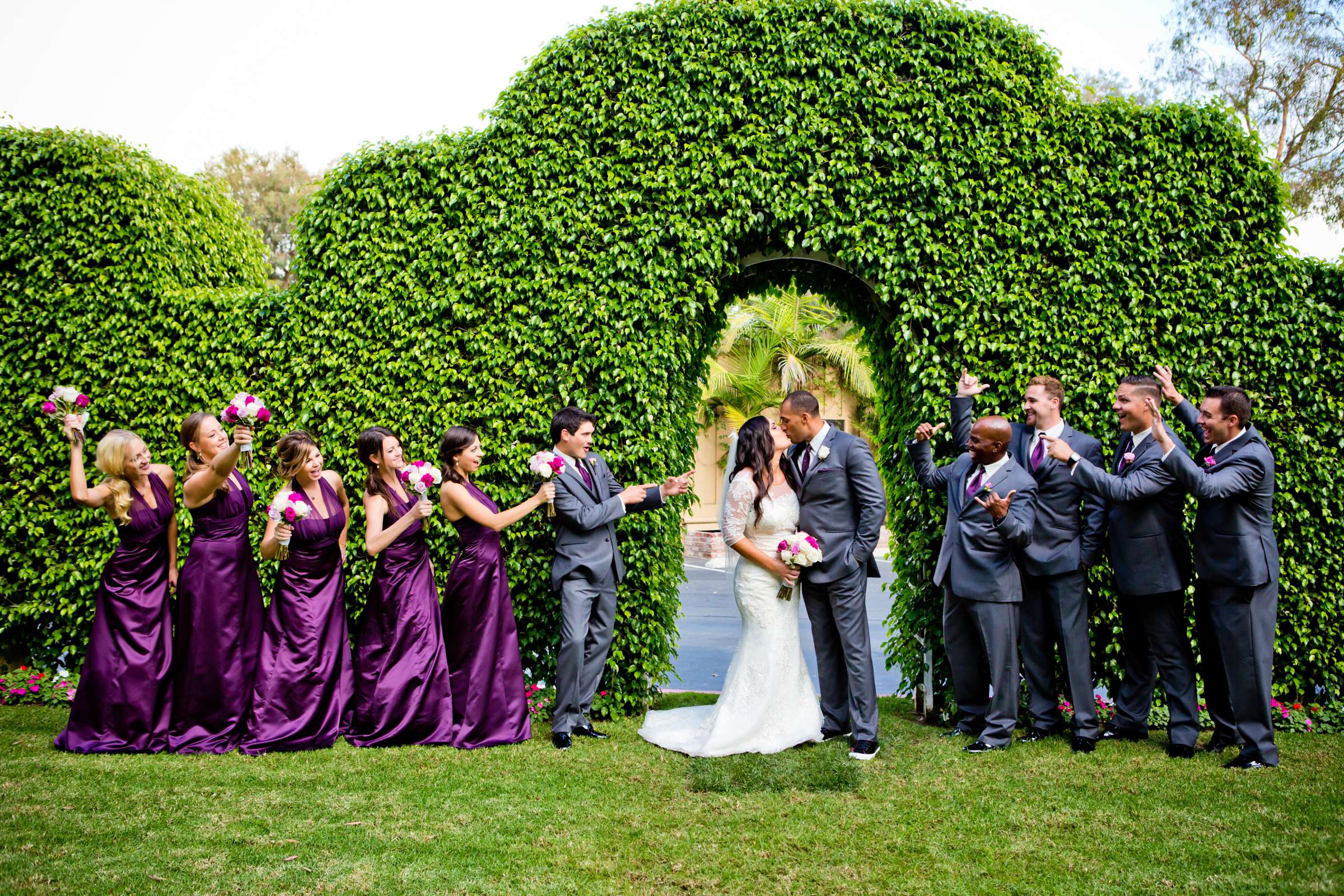Bridal Party at Bahia Hotel Wedding, Jennifer and Joe Wedding Photo #8 by True Photography