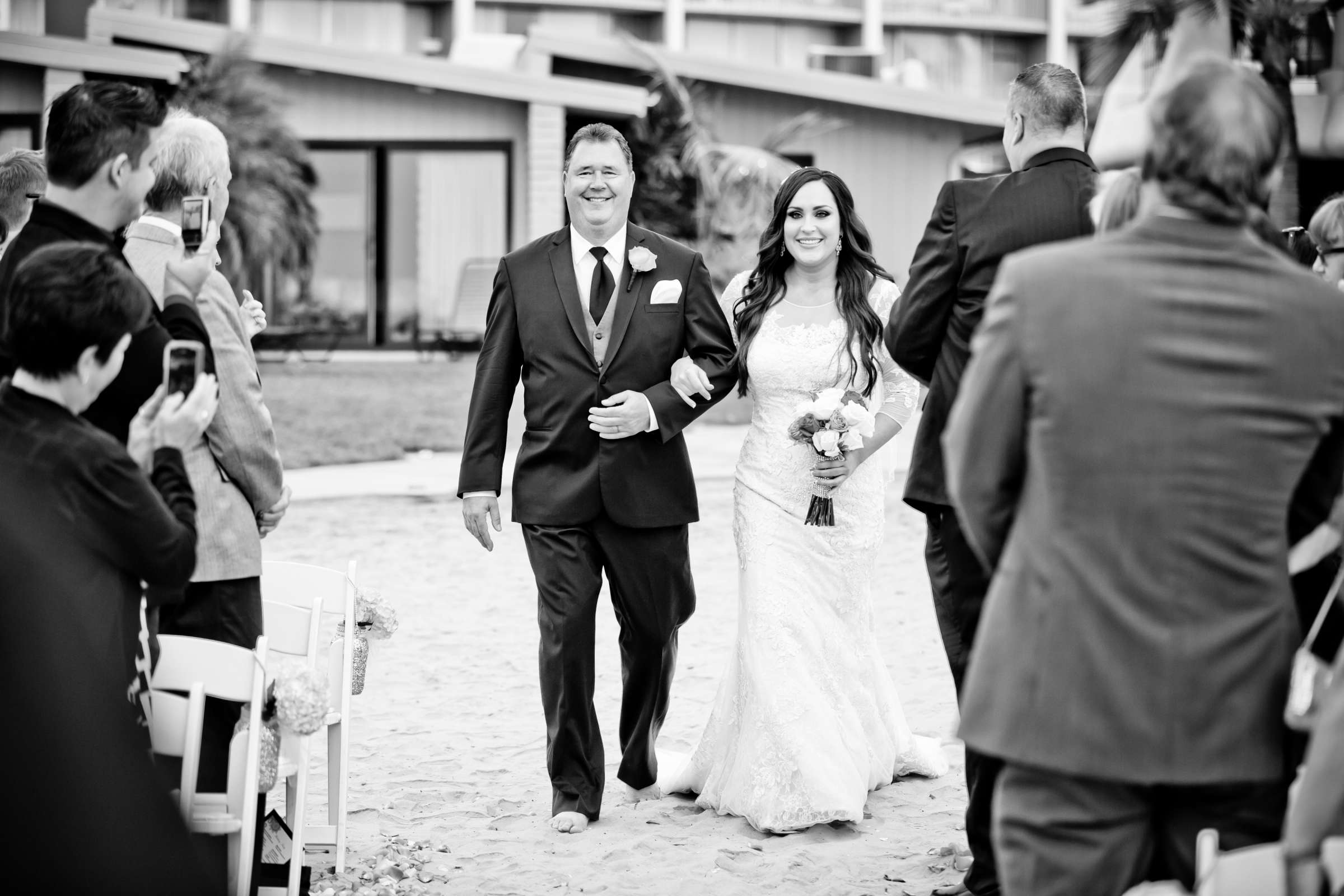 Ceremony at Bahia Hotel Wedding, Jennifer and Joe Wedding Photo #34 by True Photography
