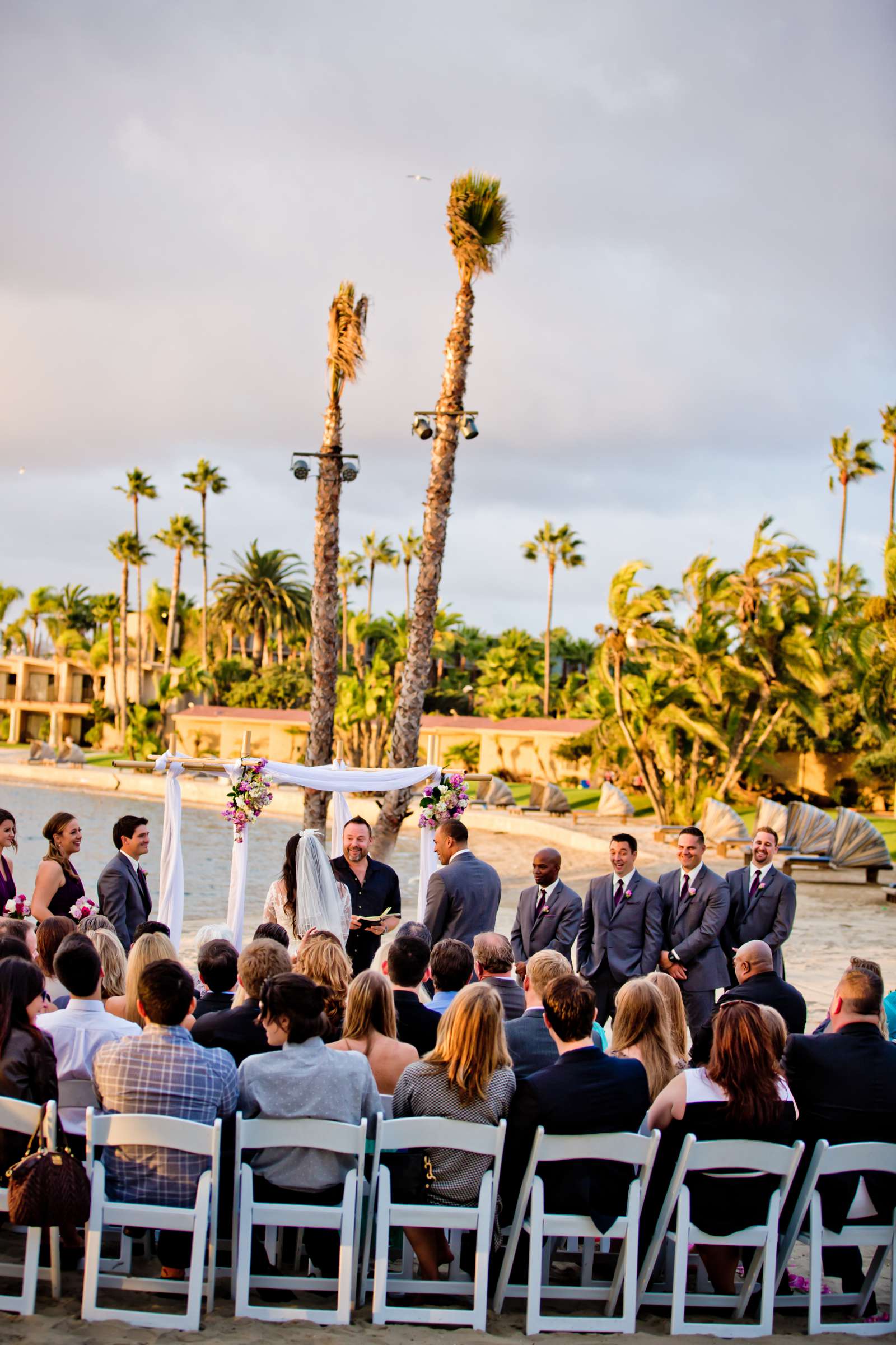 Ceremony at Bahia Hotel Wedding, Jennifer and Joe Wedding Photo #37 by True Photography