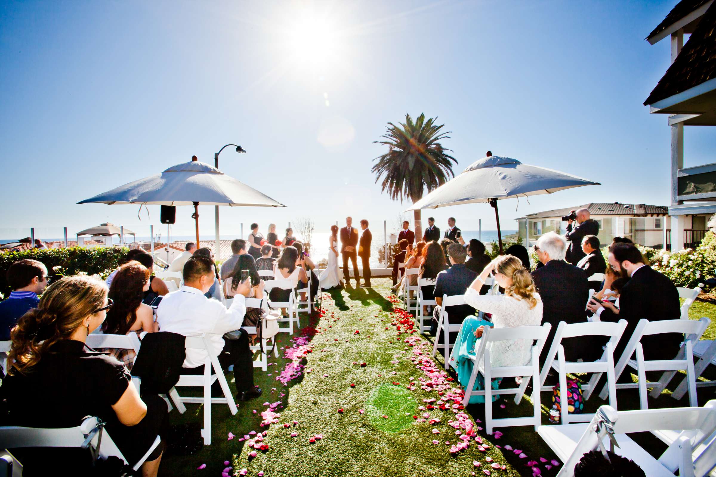 Ceremony at Carlsbad Inn Resort Wedding, Melissa and Javier Wedding Photo #137179 by True Photography