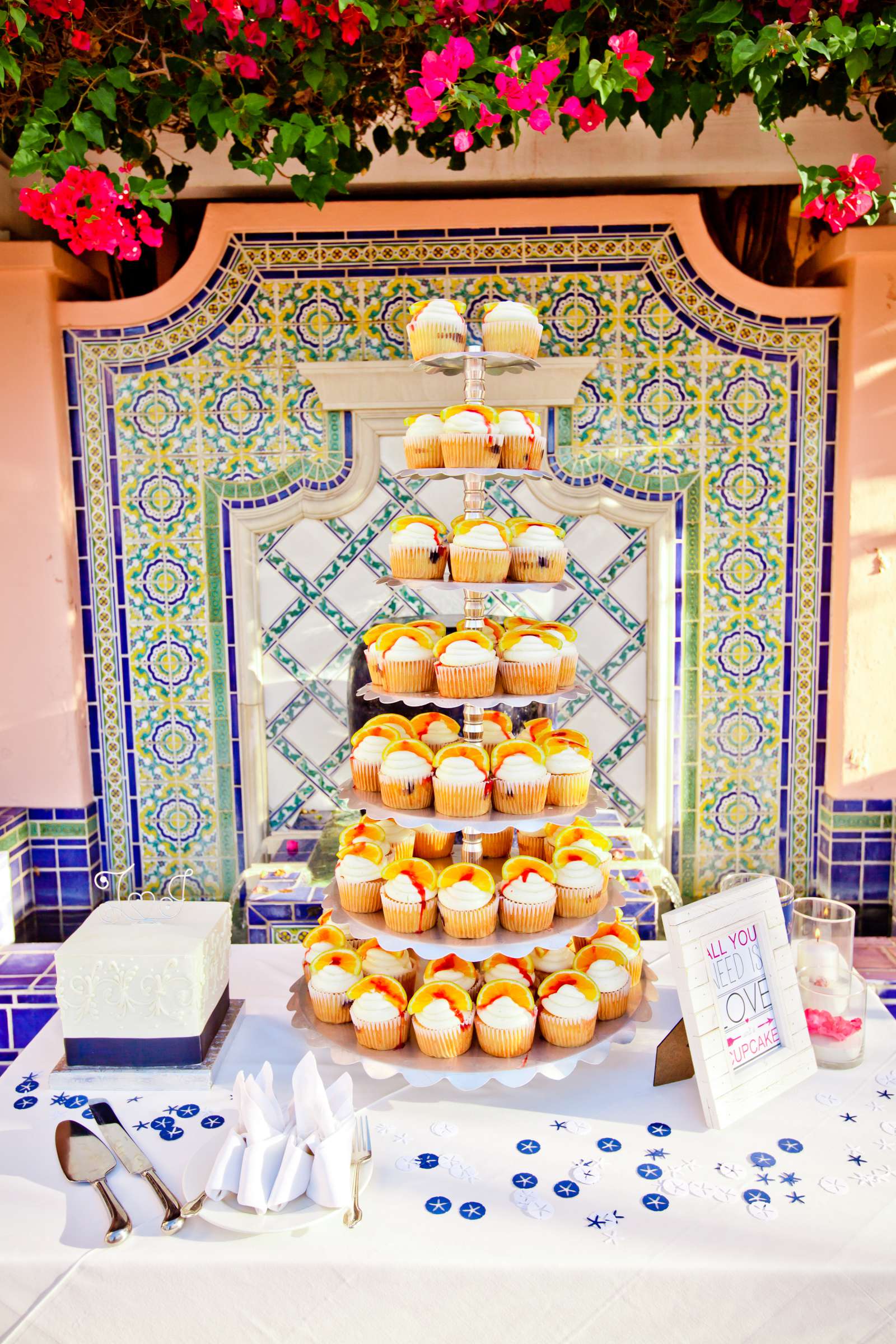 Cupcake at La Valencia Wedding coordinated by A Joy Forever Events, Jessica and Anthony Wedding Photo #35 by True Photography