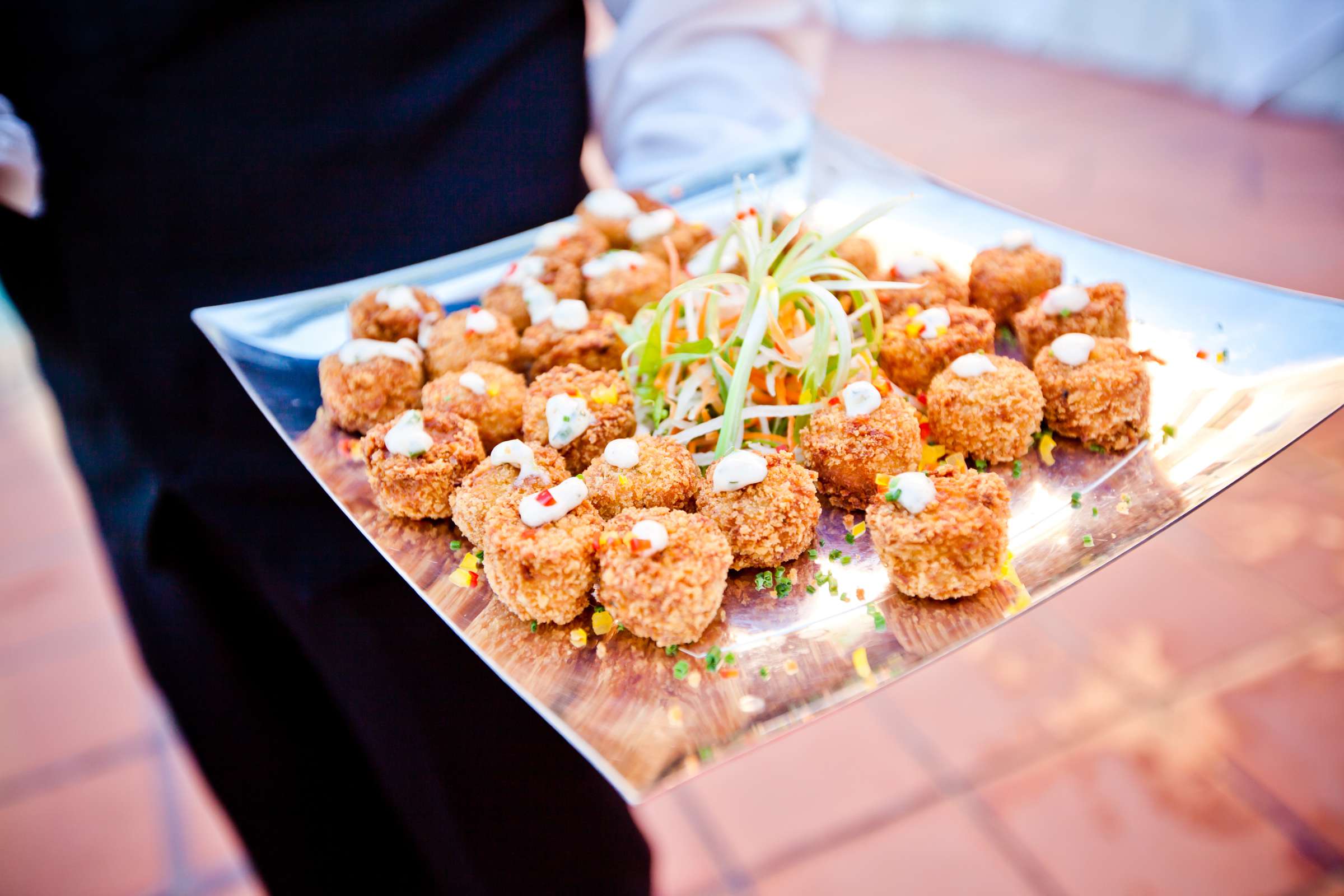 Food at La Valencia Wedding coordinated by A Joy Forever Events, Jessica and Anthony Wedding Photo #36 by True Photography