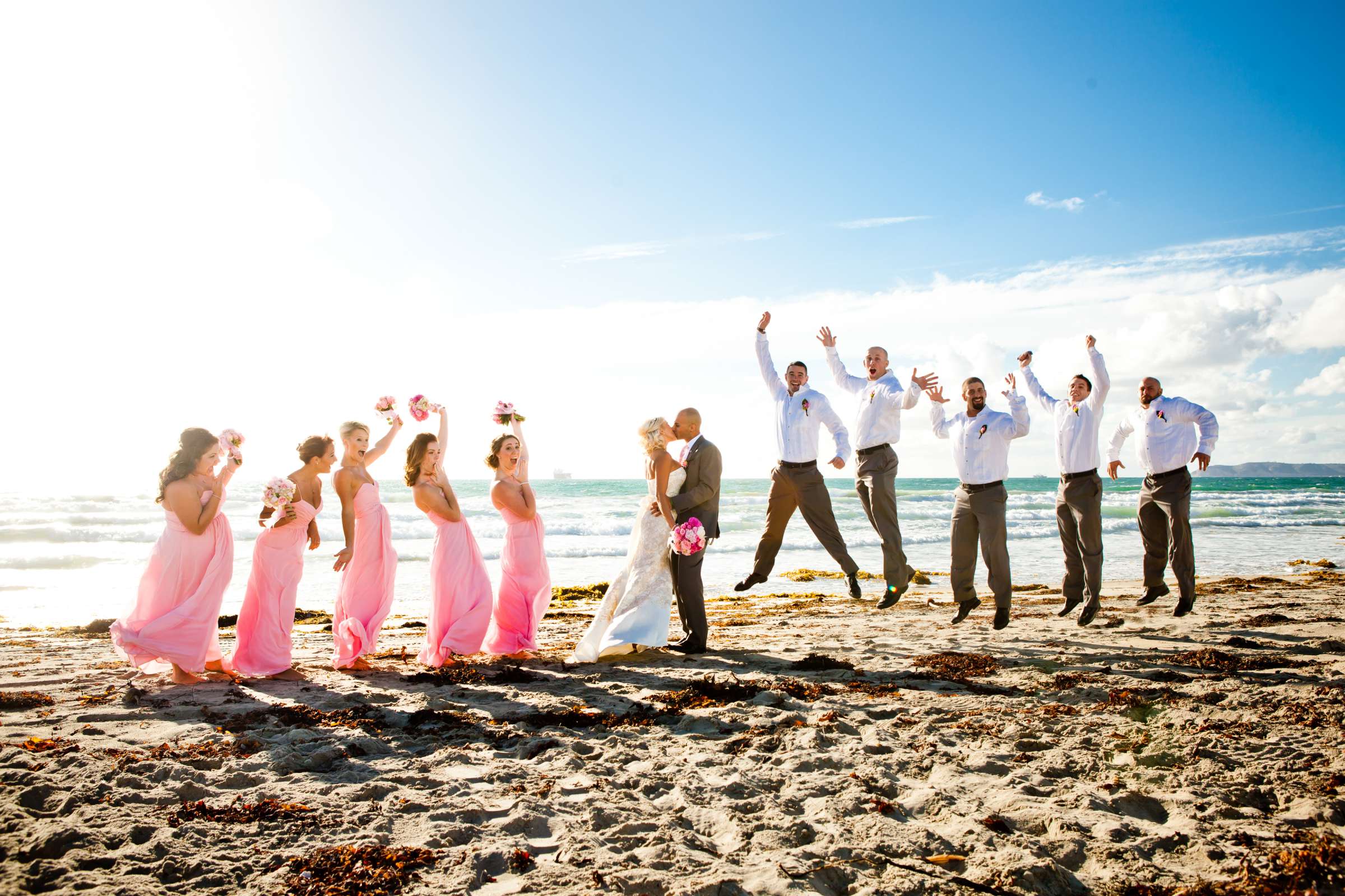 Beach at Wedding coordinated by Creative Affairs Inc, Olivia and Trevor Wedding Photo #137520 by True Photography