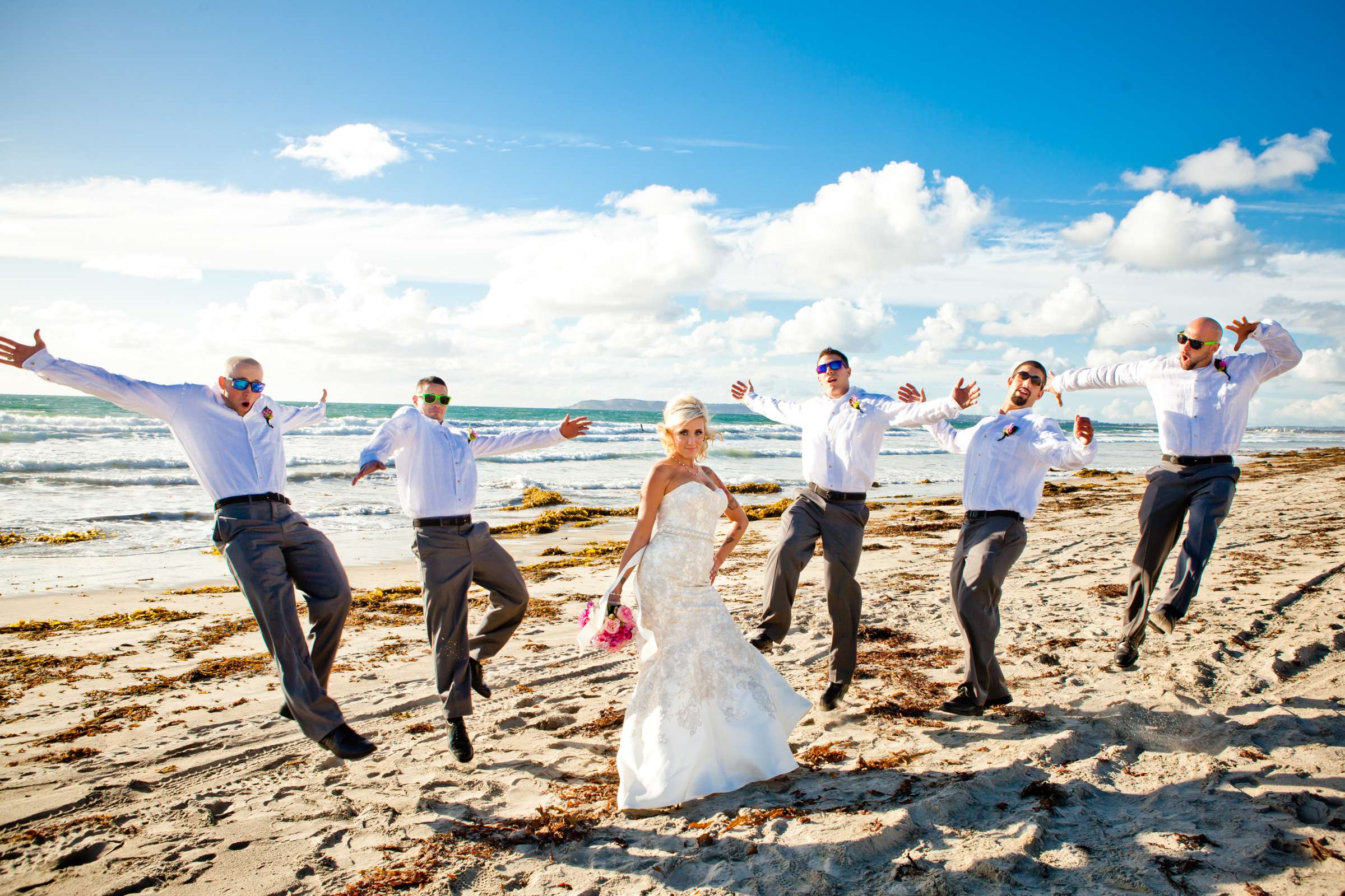 Beach at Wedding coordinated by Creative Affairs Inc, Olivia and Trevor Wedding Photo #137577 by True Photography