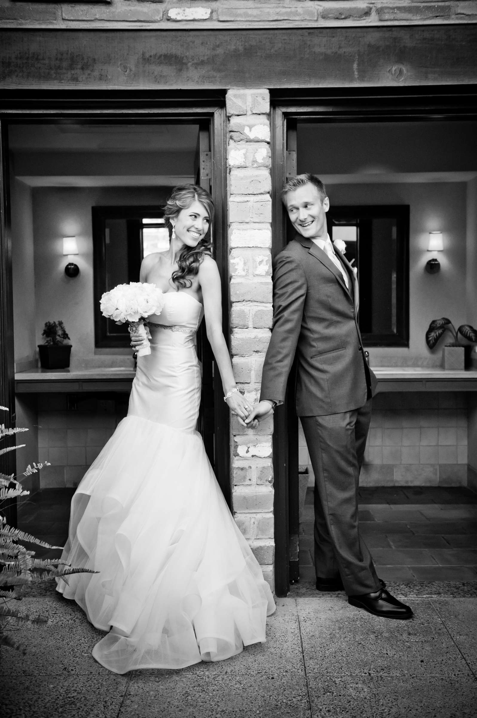 Black and White photo at Estancia Wedding coordinated by CBS Weddings, Kaslin and Andy Wedding Photo #6 by True Photography