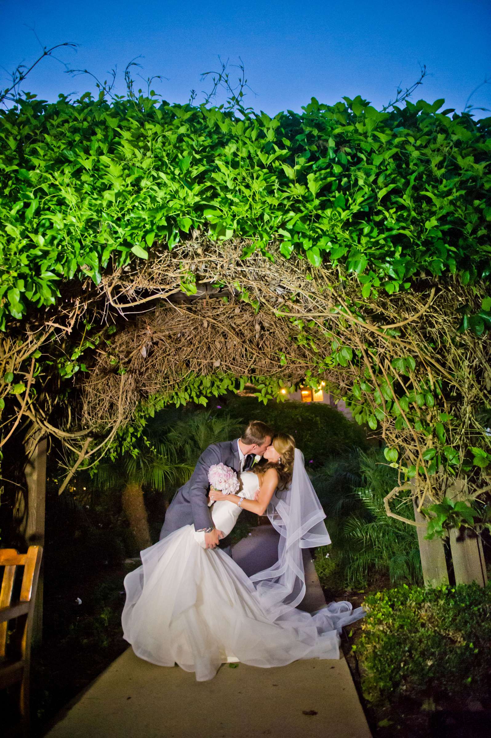 Bride and Groom at Estancia Wedding coordinated by CBS Weddings, Kaslin and Andy Wedding Photo #12 by True Photography