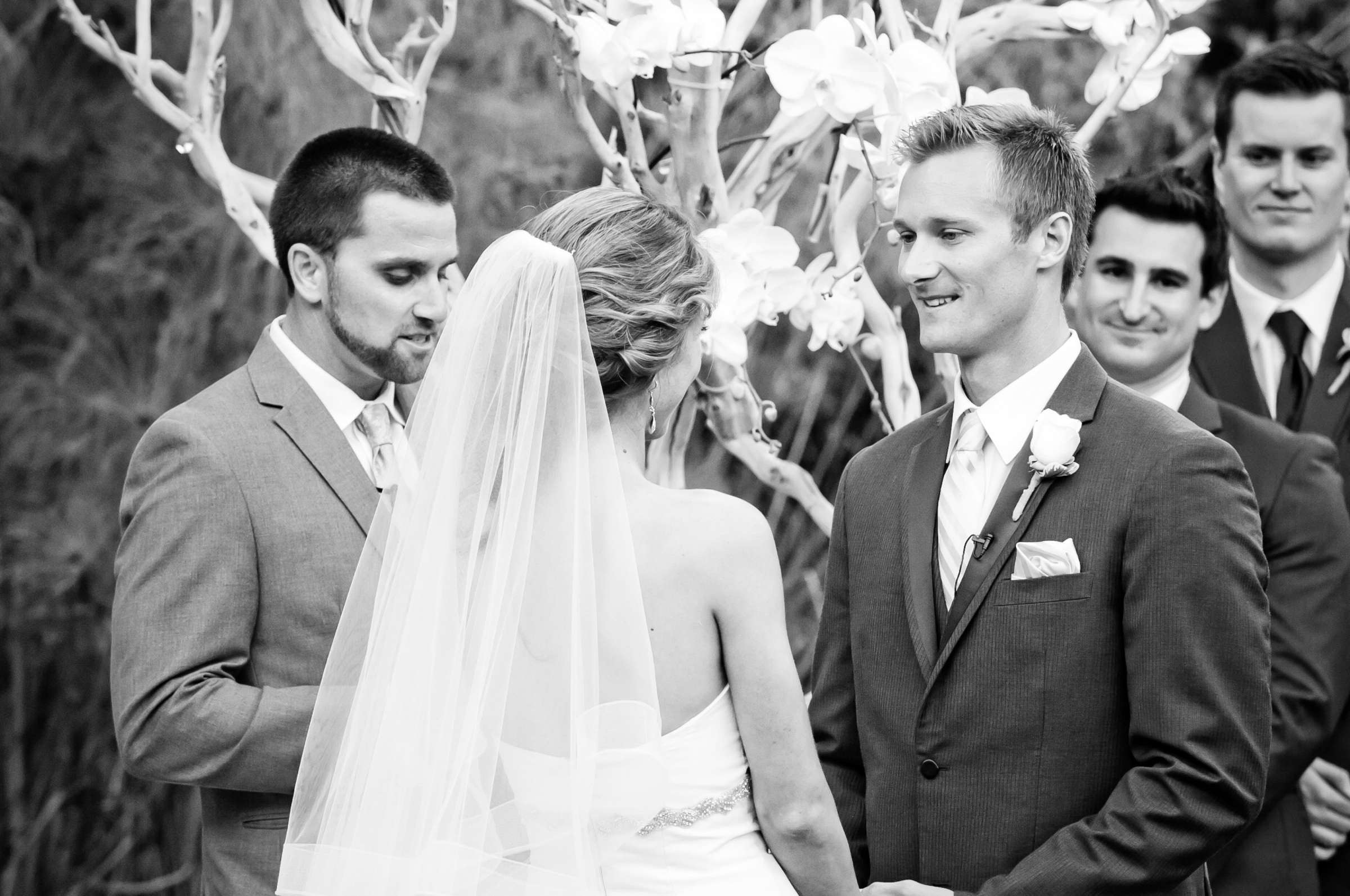 Black and White photo at Estancia Wedding coordinated by CBS Weddings, Kaslin and Andy Wedding Photo #41 by True Photography