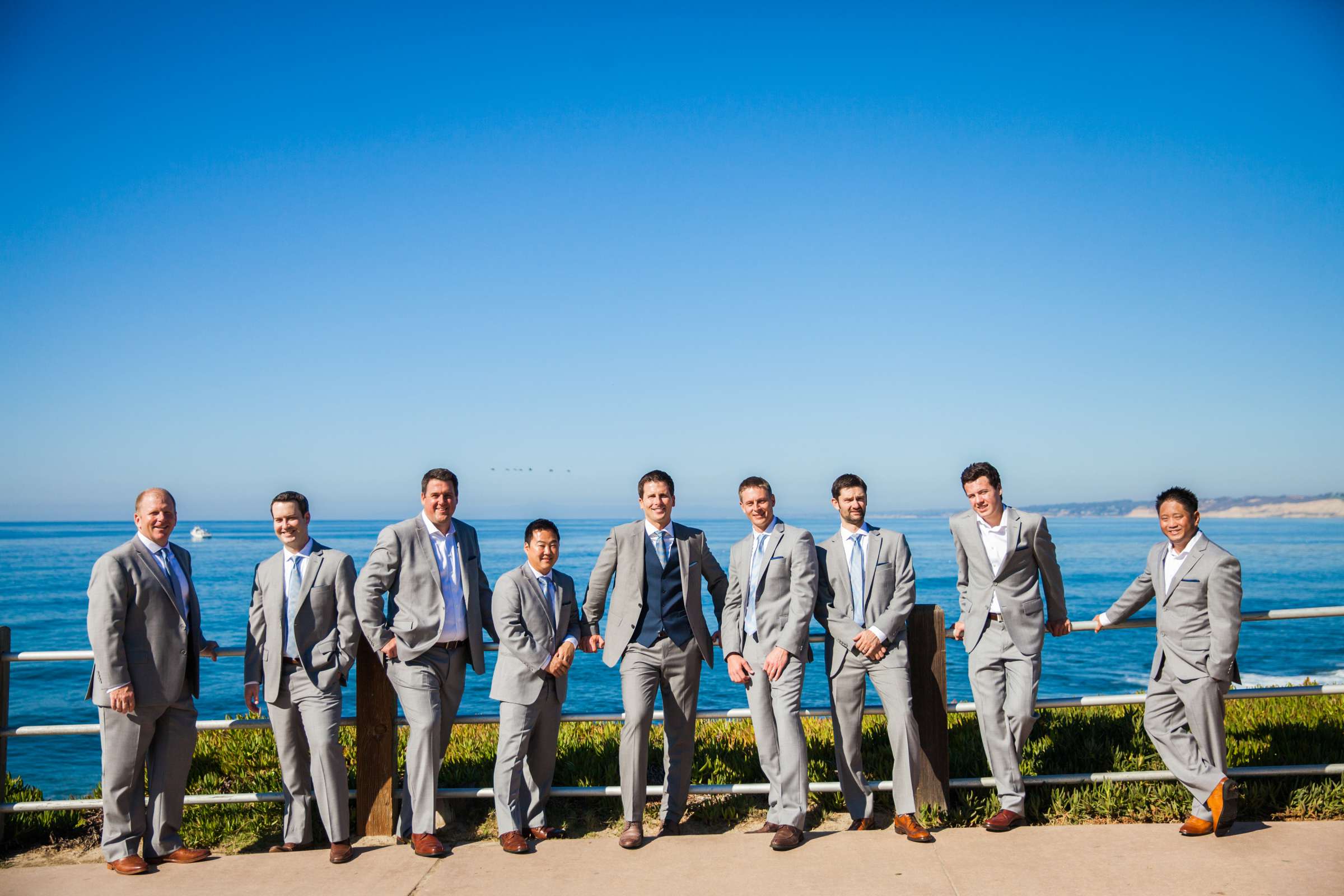Groomsmen at La Valencia Wedding coordinated by Love Marks the Spot, Karin and Nick Wedding Photo #11 by True Photography