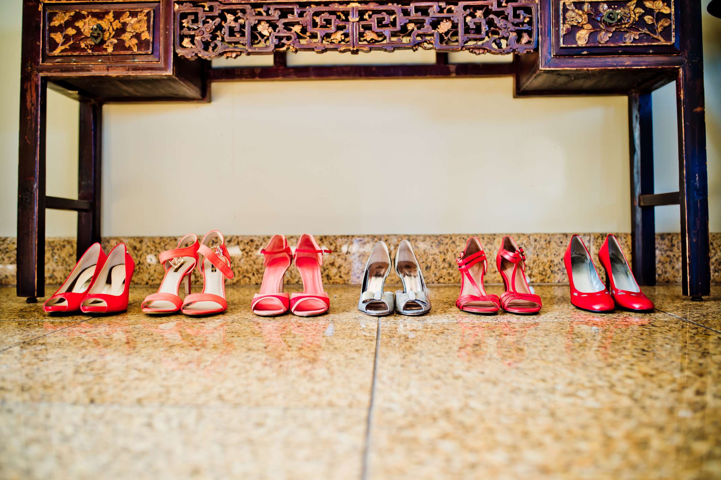 Shoes at The Dana on Mission Bay Wedding coordinated by I Do Weddings, Heather and James Wedding Photo #8 by True Photography