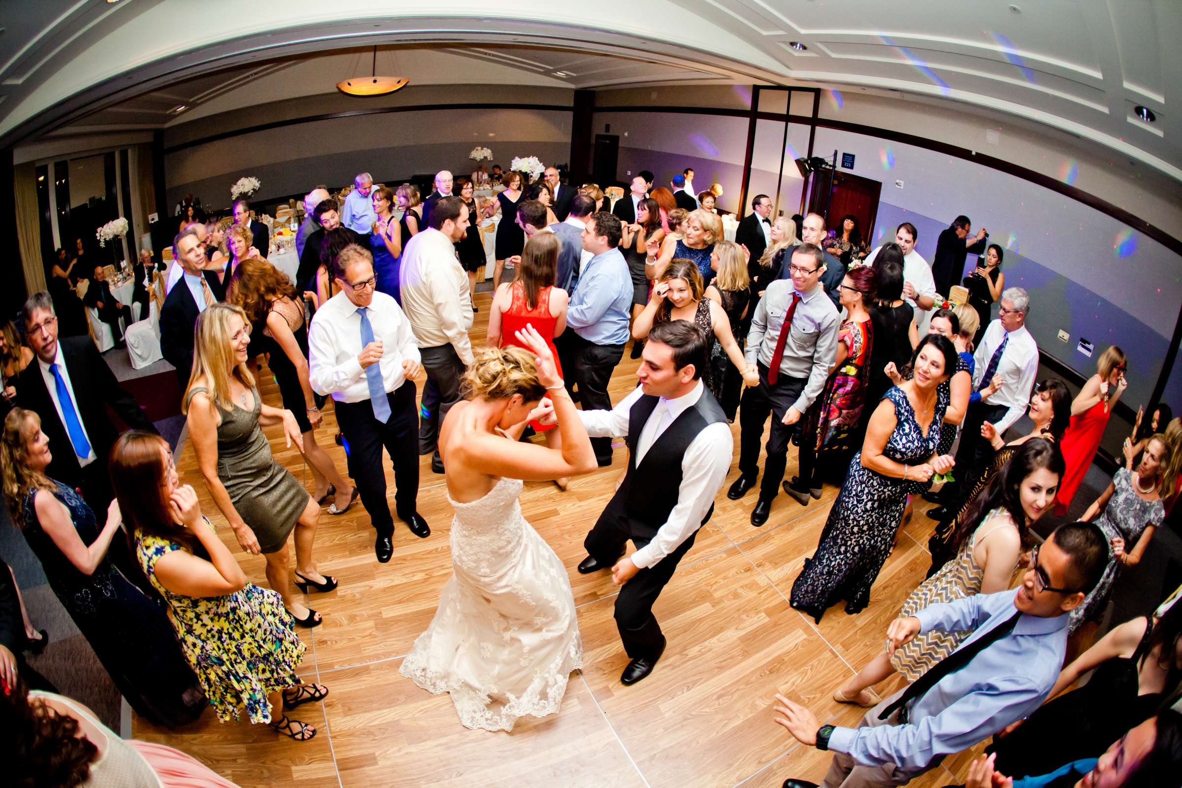 Dancing at Hyatt Regency Mission Bay Wedding coordinated by Amy June Weddings & Events, Rachel and Alexander Wedding Photo #43 by True Photography