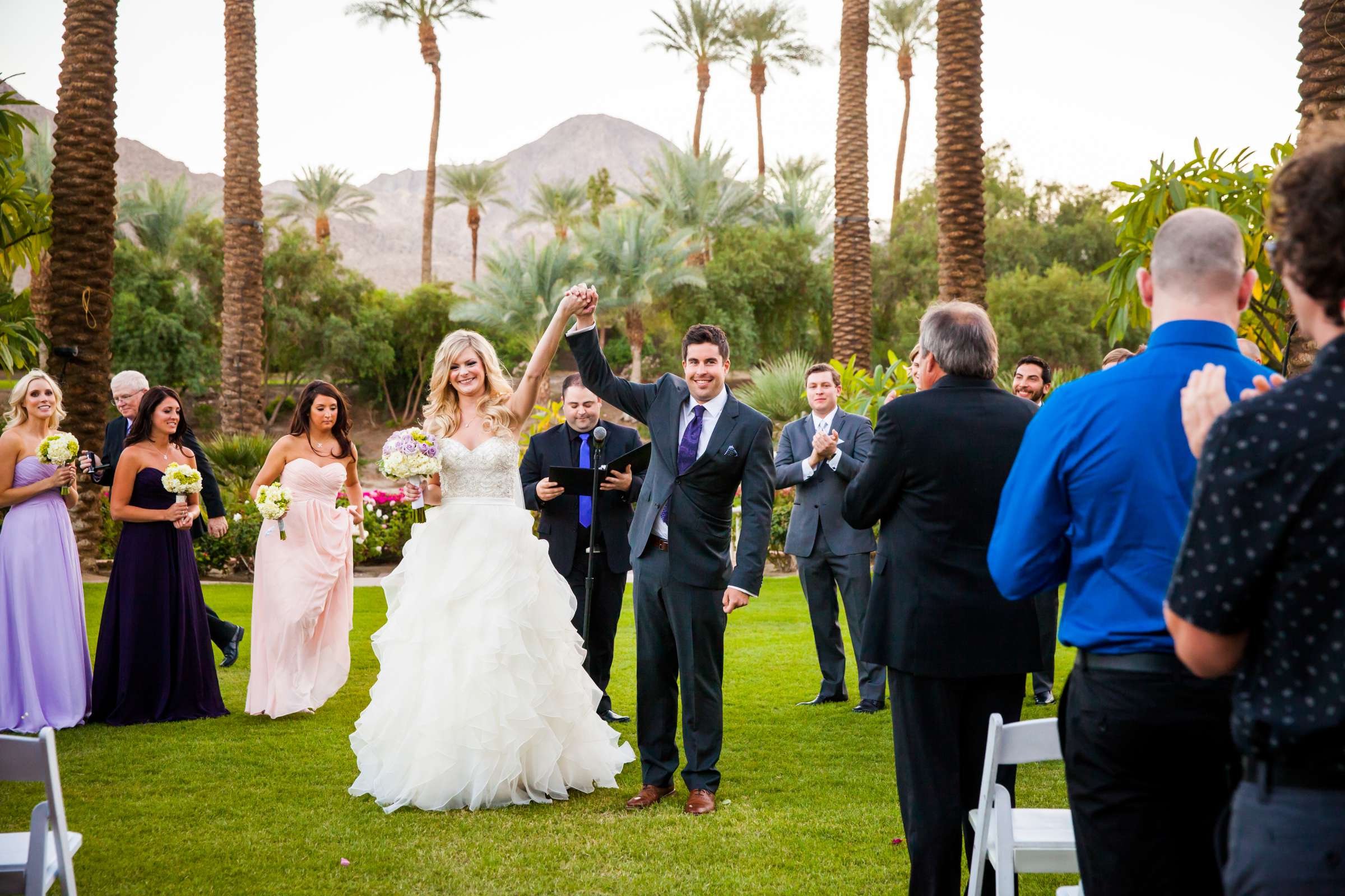 Ceremony at Renaissance Indian Wells Resort & Spa Wedding, Jenna and Spencer Wedding Photo #37 by True Photography