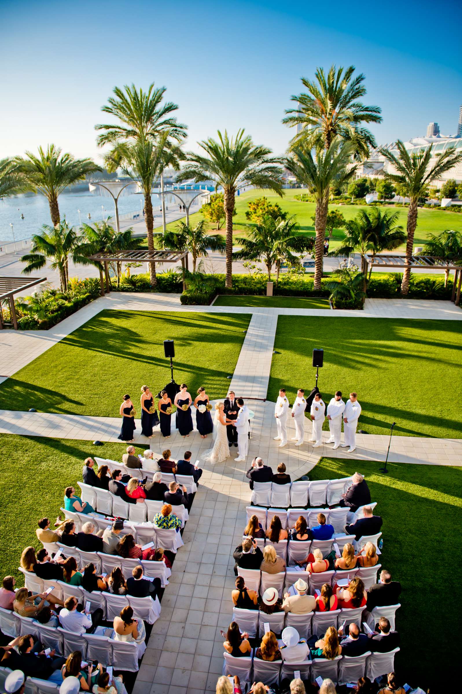Ceremony at The Ultimate Skybox Wedding, Hannah and Patrick Wedding Photo #140381 by True Photography