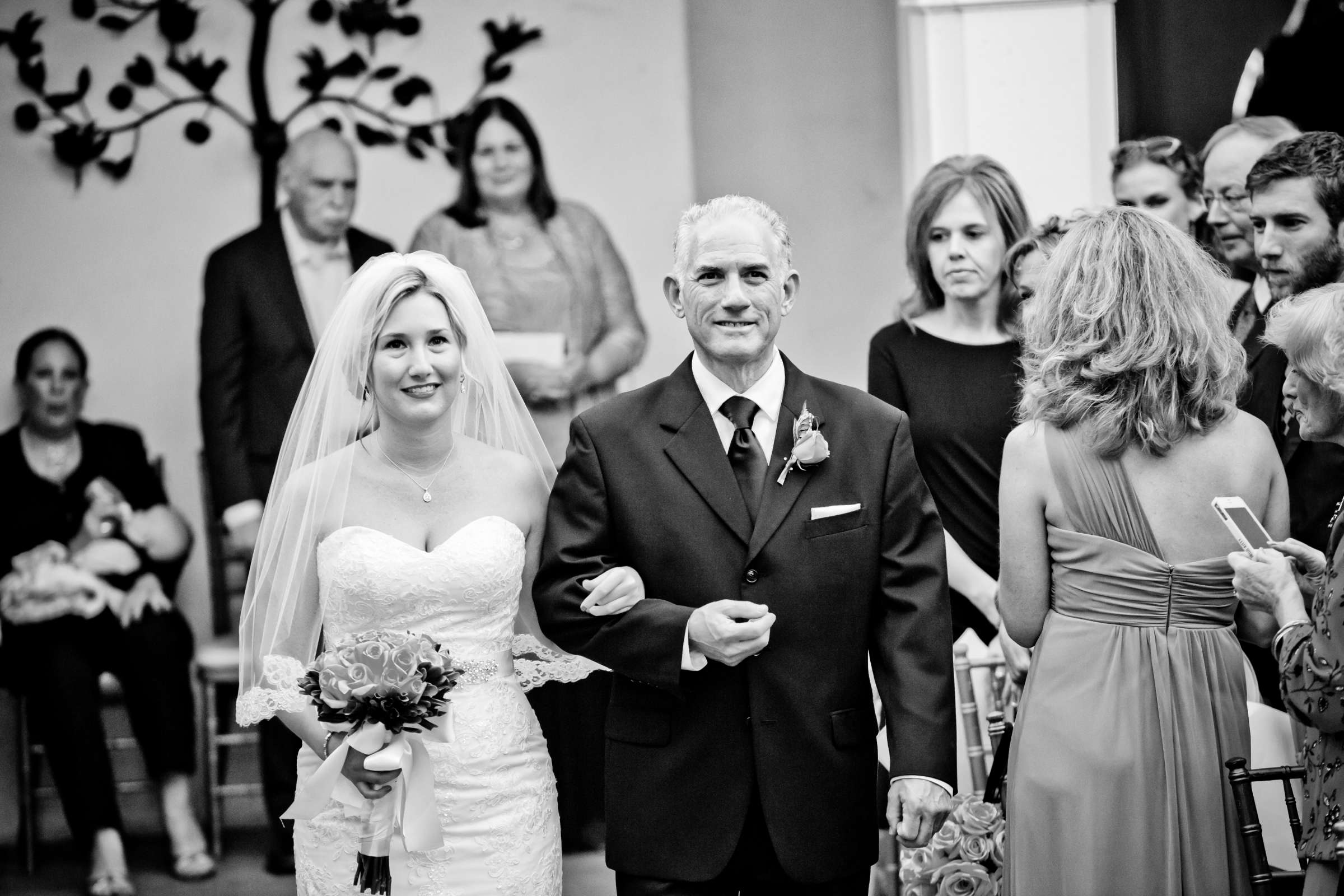 Ceremony, Black and White photo at, Photo #140409 by True Photography